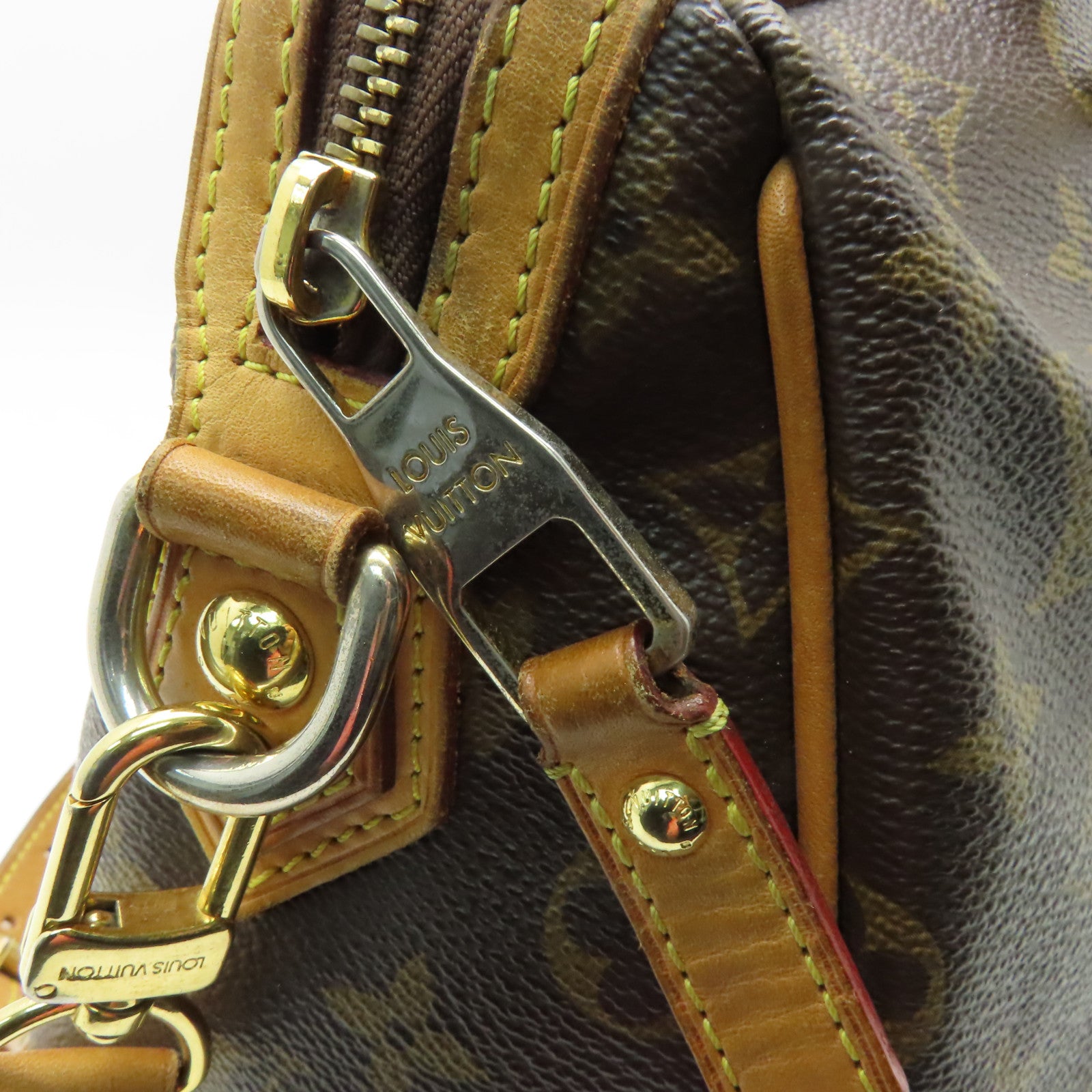 LOUIS VUITTON 【激減優惠】Monogram Retiro PM金扣手挽肩背兩用袋棕色