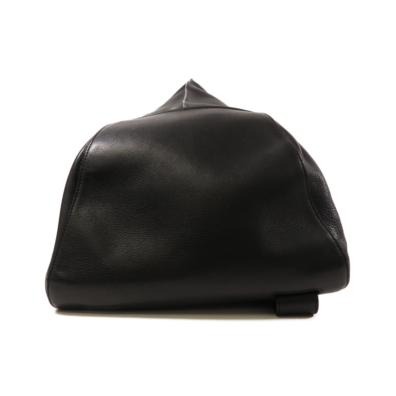 LOEWE 牛皮皮革Anton銀扣背包