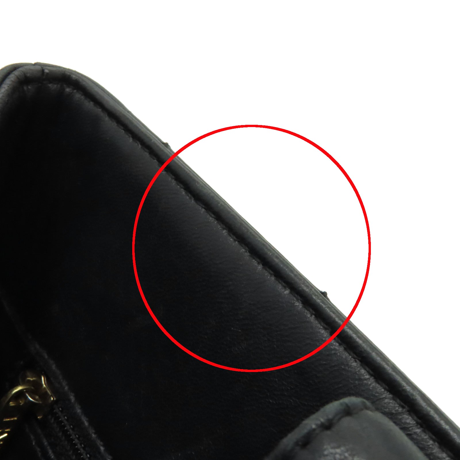 CHANEL 【激減優惠】菱格羊皮皮革Chain Choulder Bag金扣鏈帶肩背袋黒色