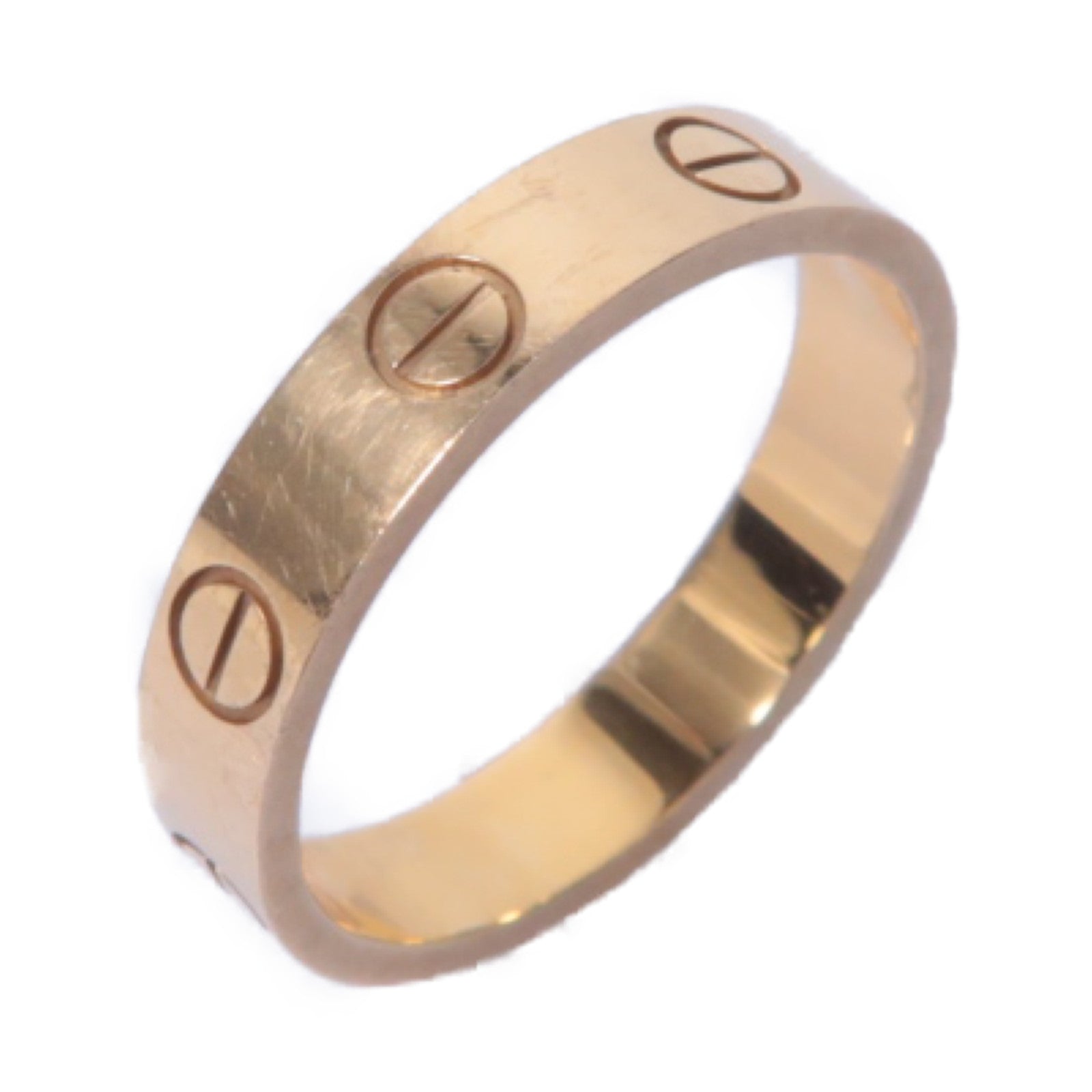 CARTIER 18K玫瑰金Wedding Ring戒指Cartier#50/US#5.25