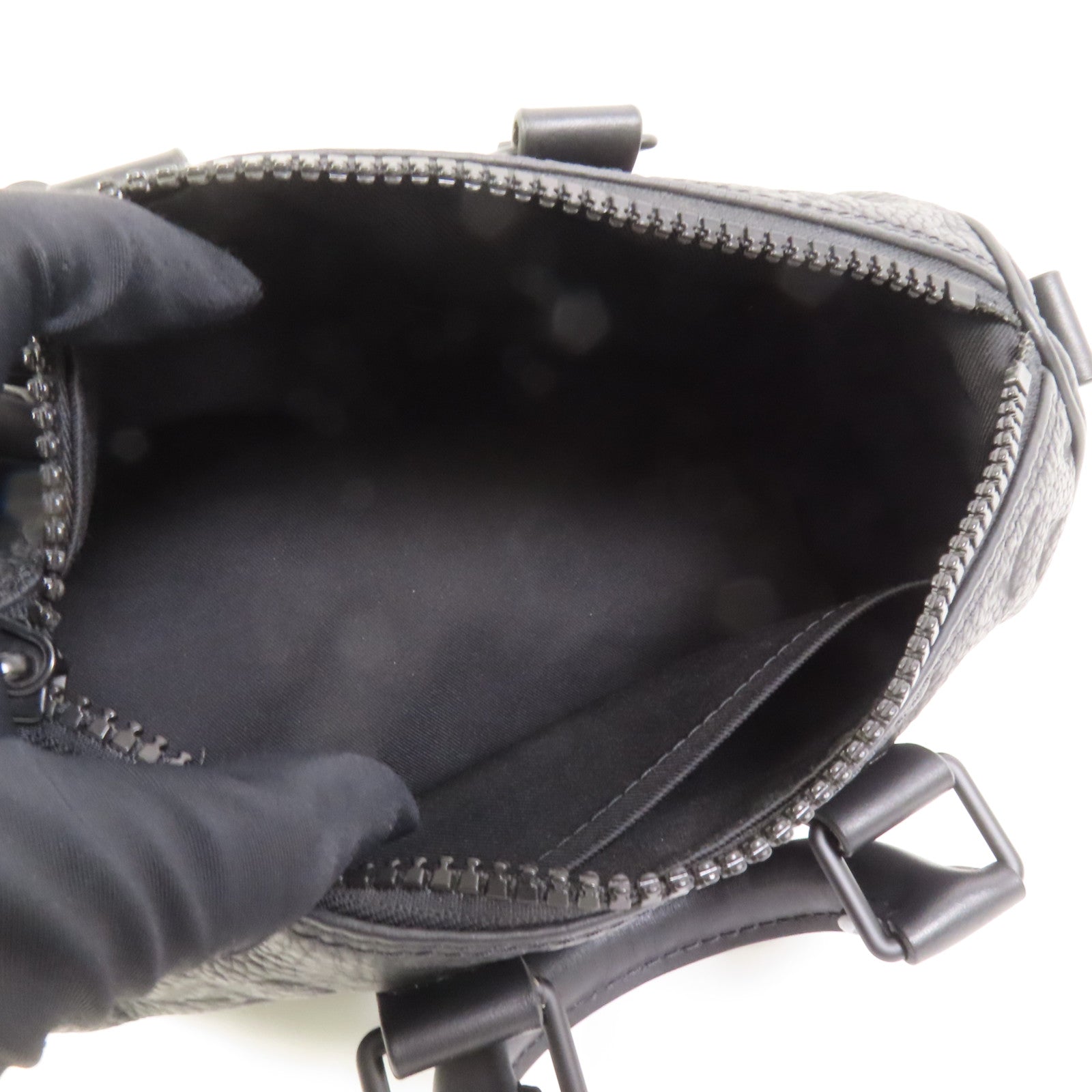 LOUIS VUITTON Taurillon Monogram Keepall Bandouliere 25手挽肩背兩用袋