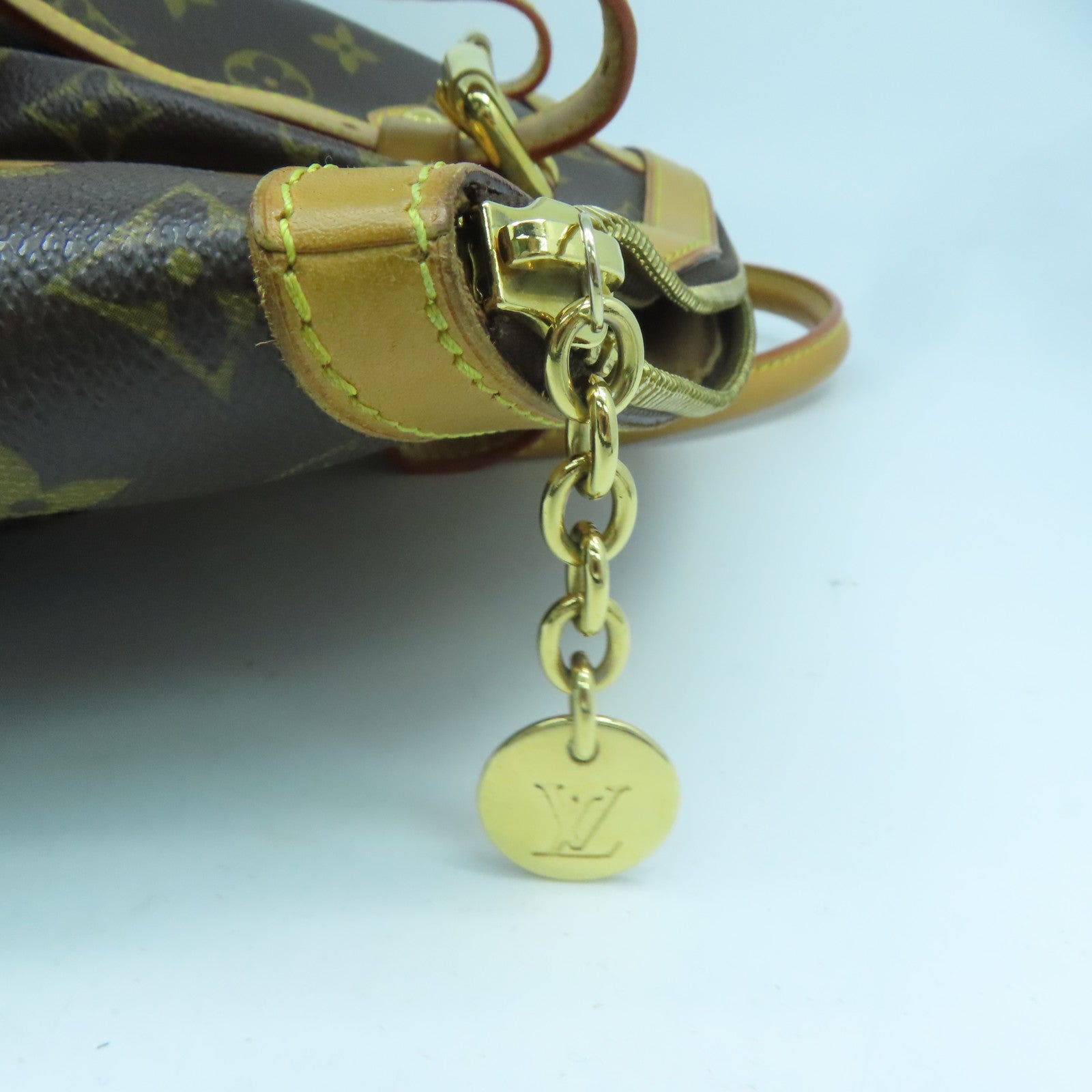 LOUIS VUITTON 【激減優惠】Monogram Tivoli GM金扣手挽袋啡色
