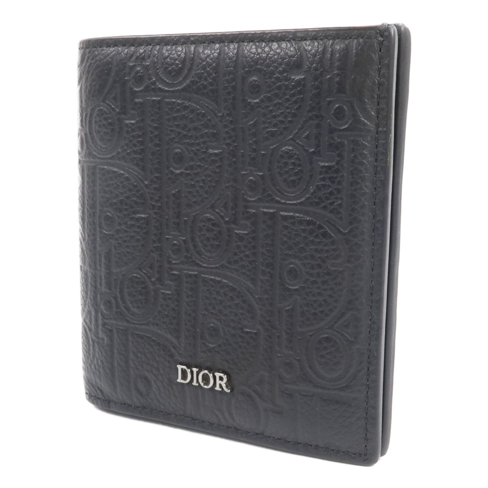 Dior 牛皮皮革Vertical Bifold Wallet錢包