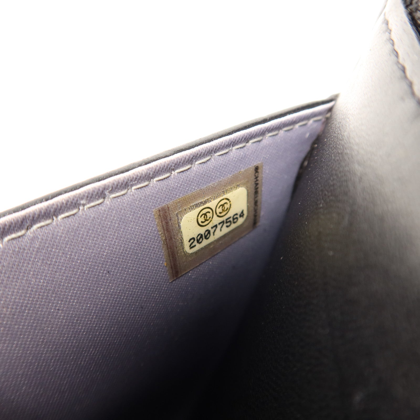 CHANEL 羊皮皮革WOC Wallet On Chain銀扣鏈帶肩背袋