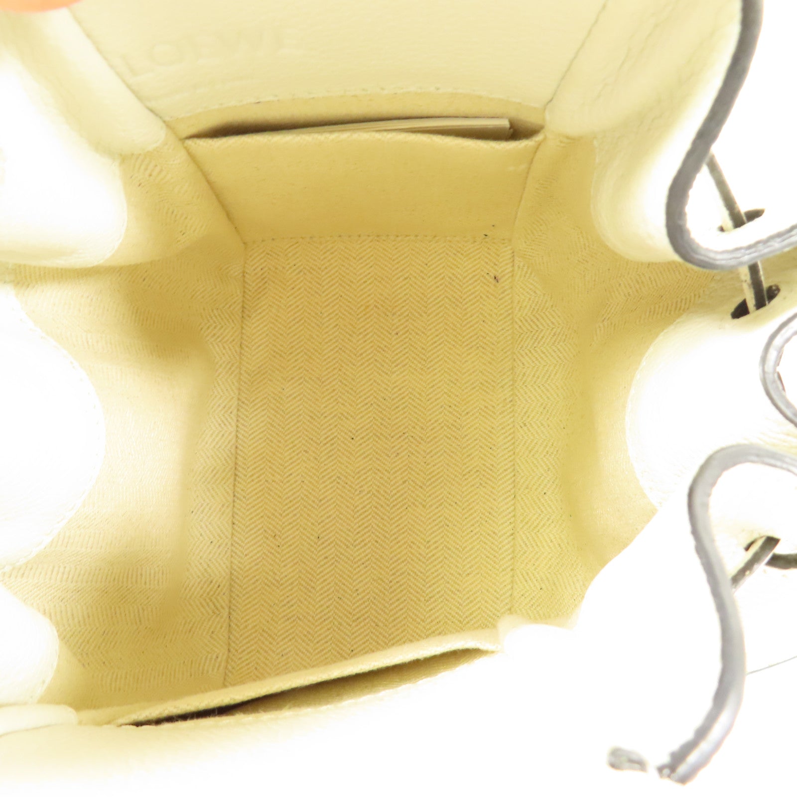 LOEWE 牛皮皮革Mini Hammock銀扣手挽肩背兩用袋