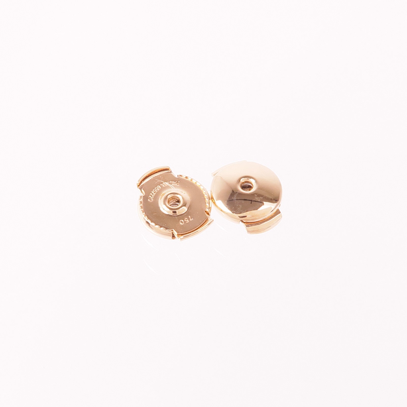 HERMES 18K玫瑰金Finesse Diamond Earrings鑽石耳環
