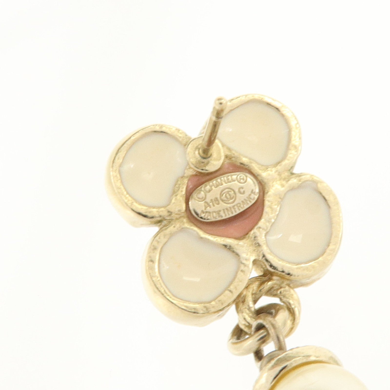 CHANEL 金屬/PVC Earrings耳環