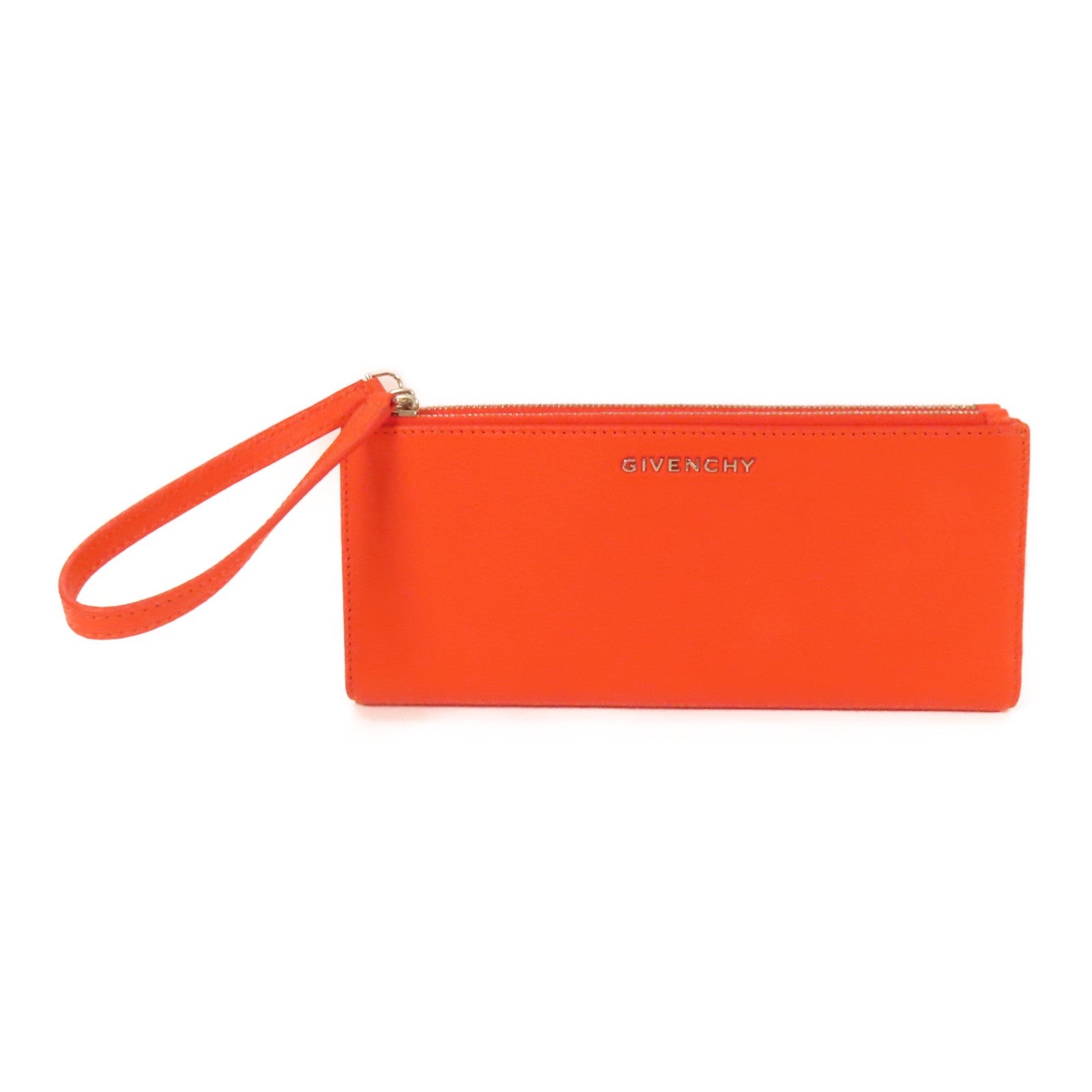 GIVENCHY 【激減優惠】牛皮皮革Long Wallet銀扣長錢包