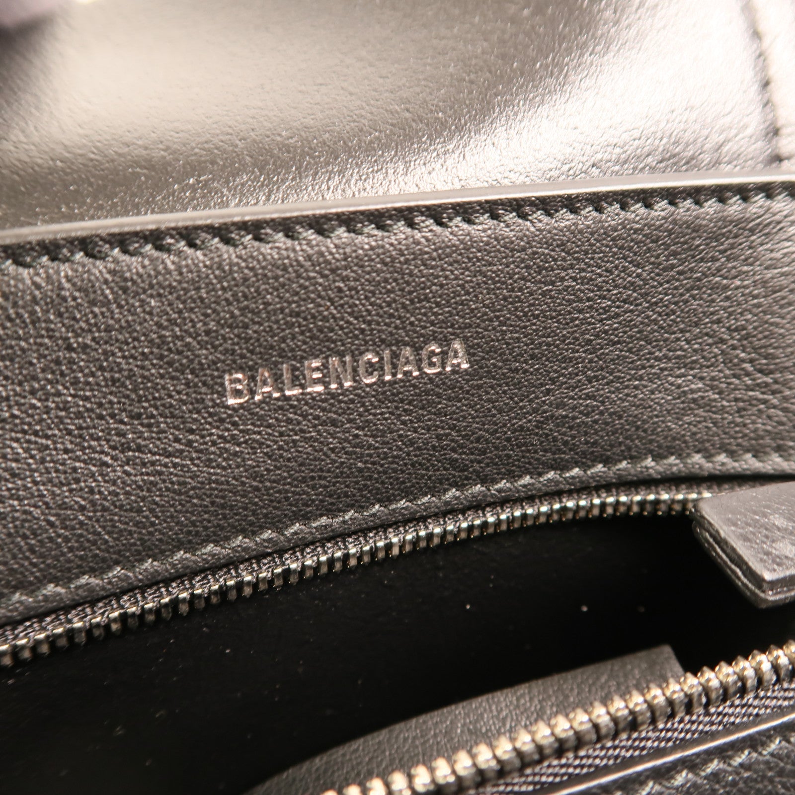 BALENCIAGA 牛皮皮革Everyday Tote XS銀扣手挽肩背兩用袋