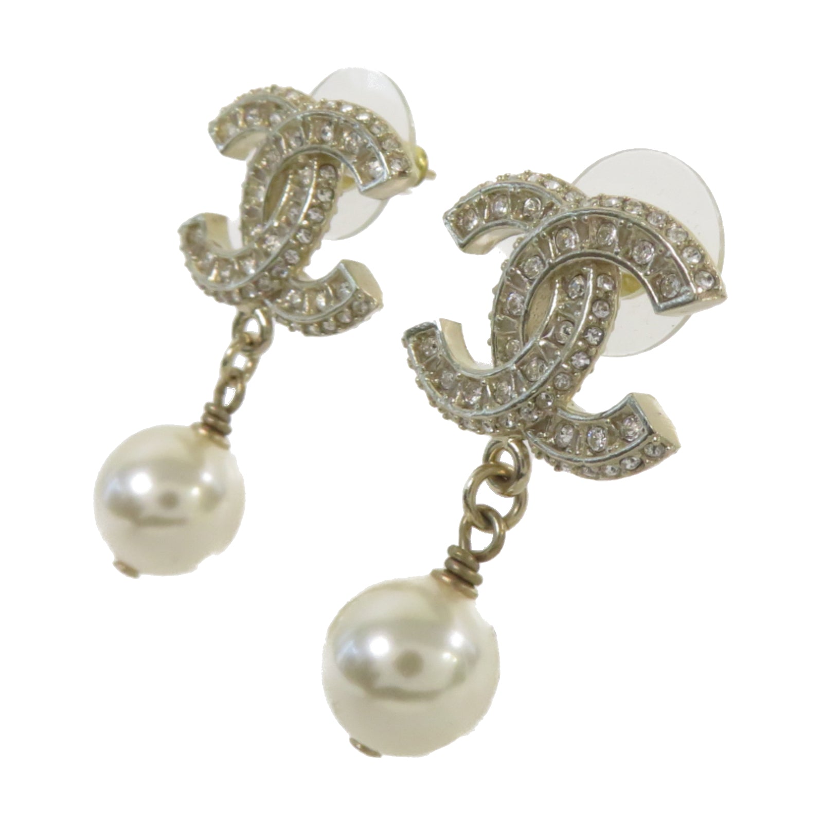 CHANEL 【激減優惠】PVC/金屬Earrings耳環金色