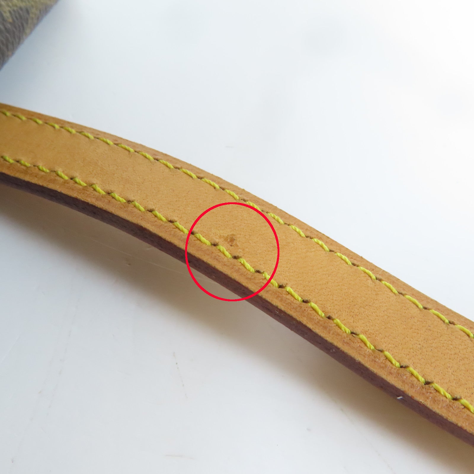 LOUIS VUITTON Monogram Cite MM金扣肩背袋啡色