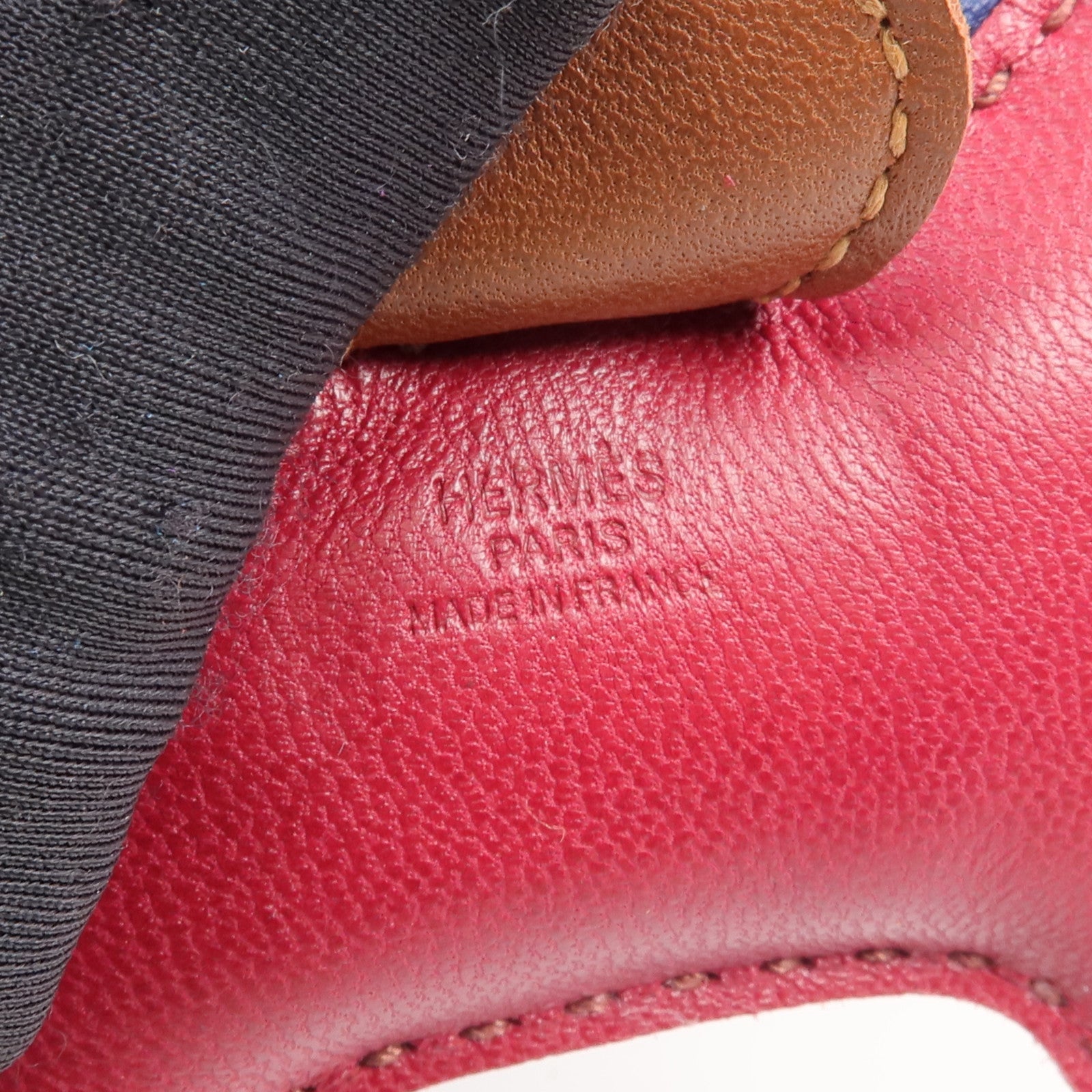 HERMES Milo皮革Rodeo PM掛飾