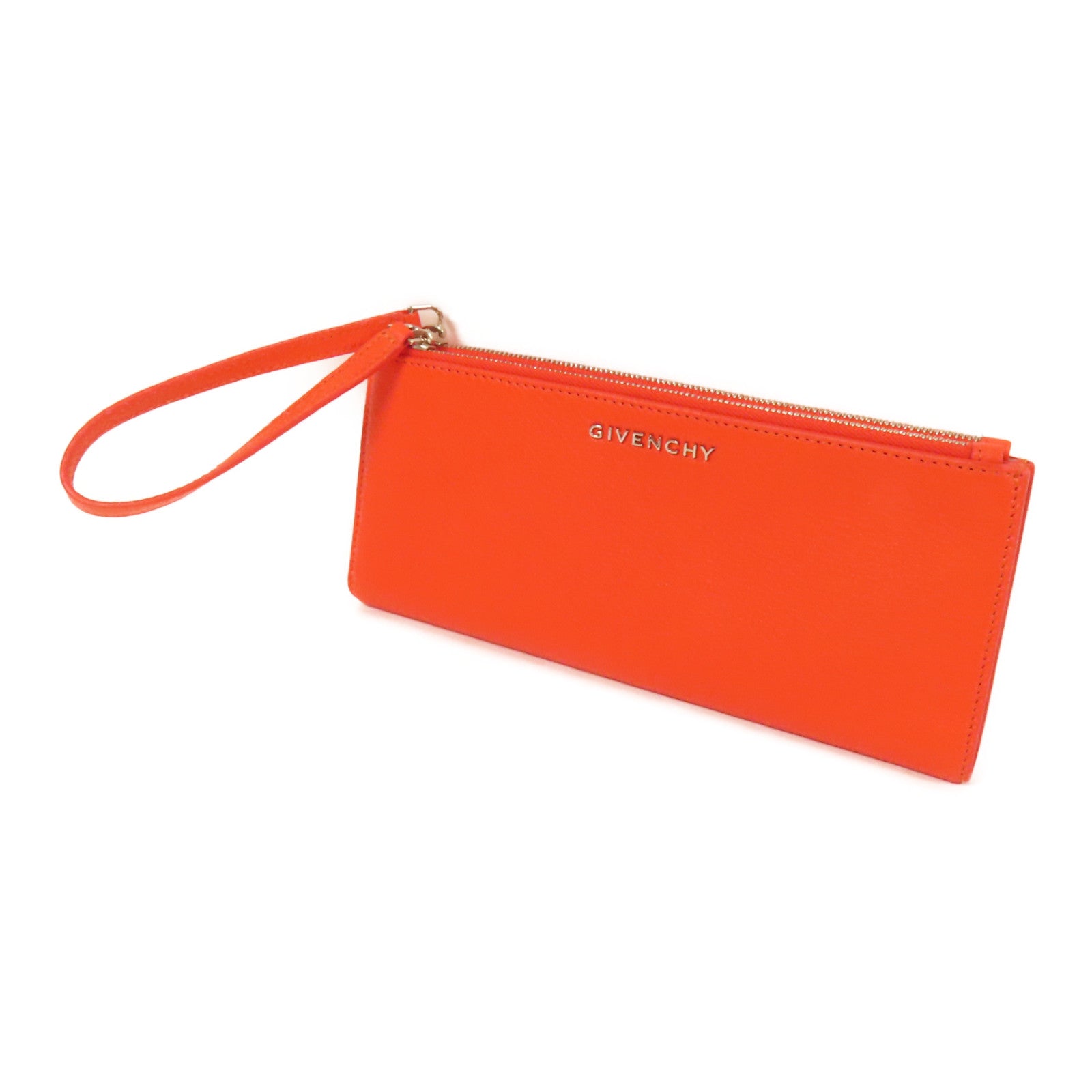 GIVENCHY 牛皮皮革Long Wallet銀扣長錢包