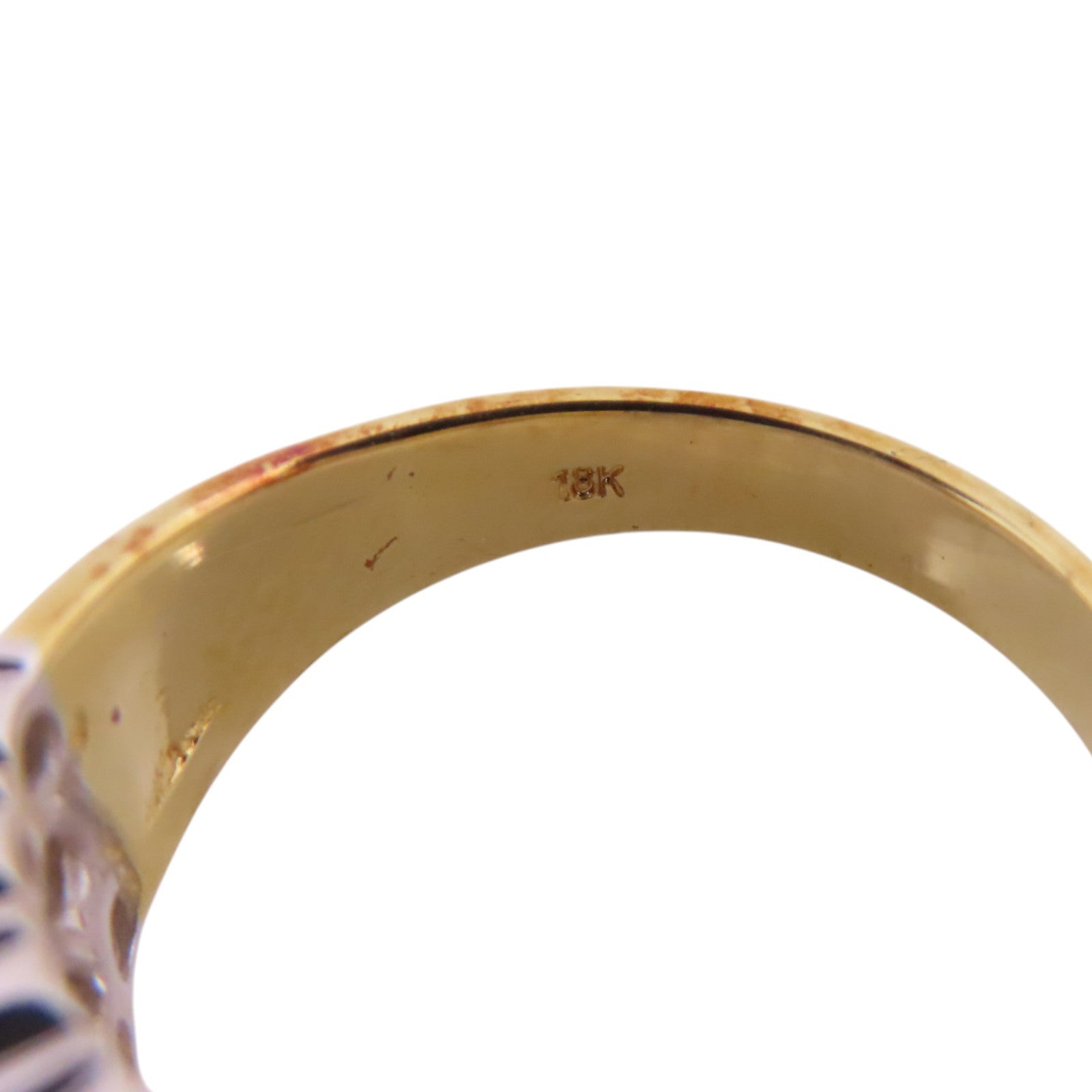 JEWELRY 18K黃金/鑽石Diamond Ring戒指US#7.5