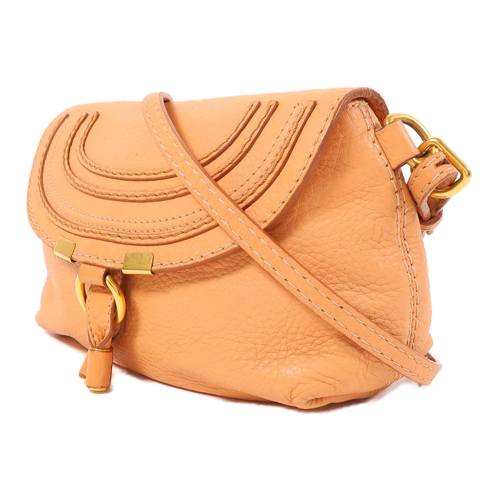 Chloe 牛皮皮革Shoulder Bag金扣肩背袋 – Brand Off Hong Kong Online Store