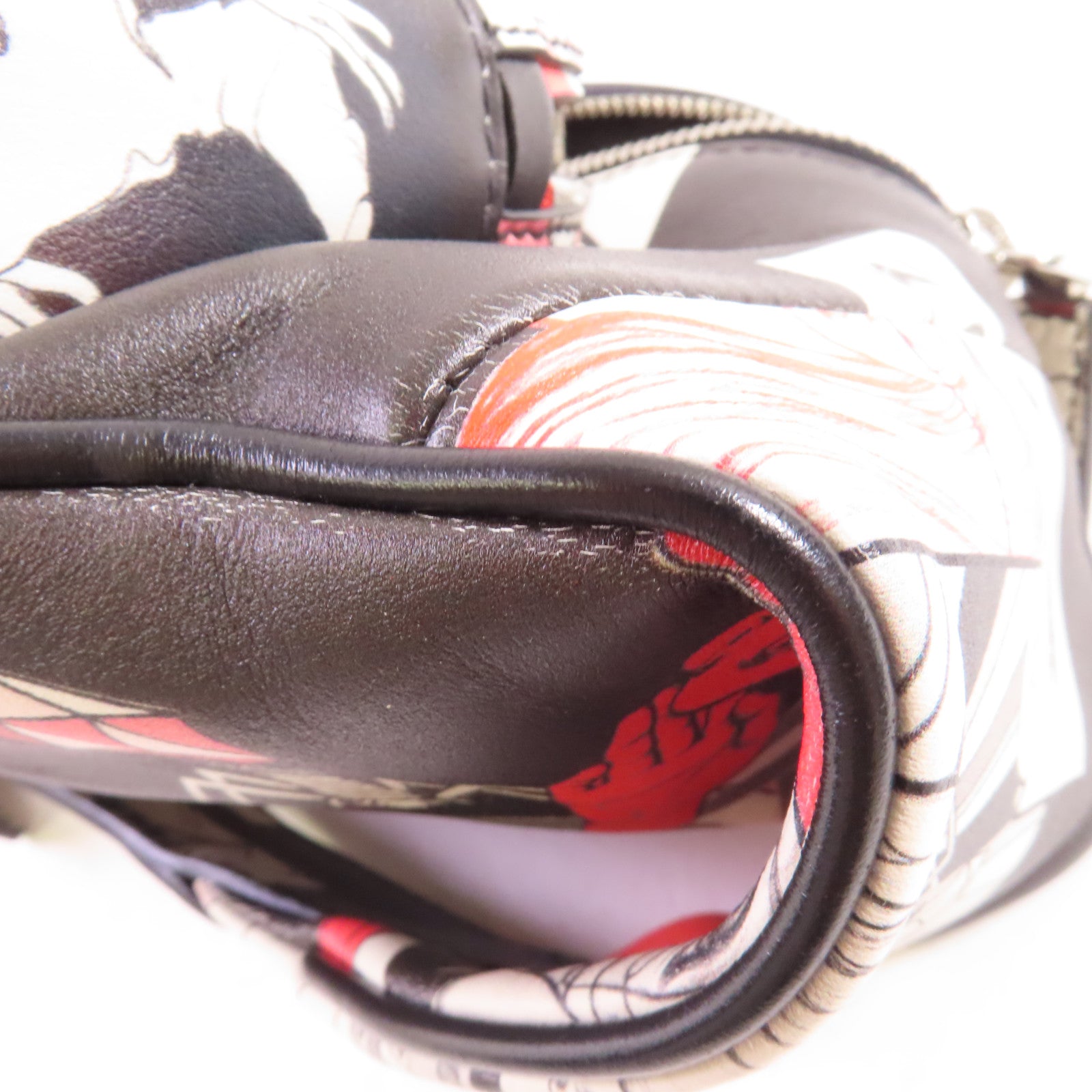PRADA 塗層帆布Waist Bag銀扣腰包彩色
