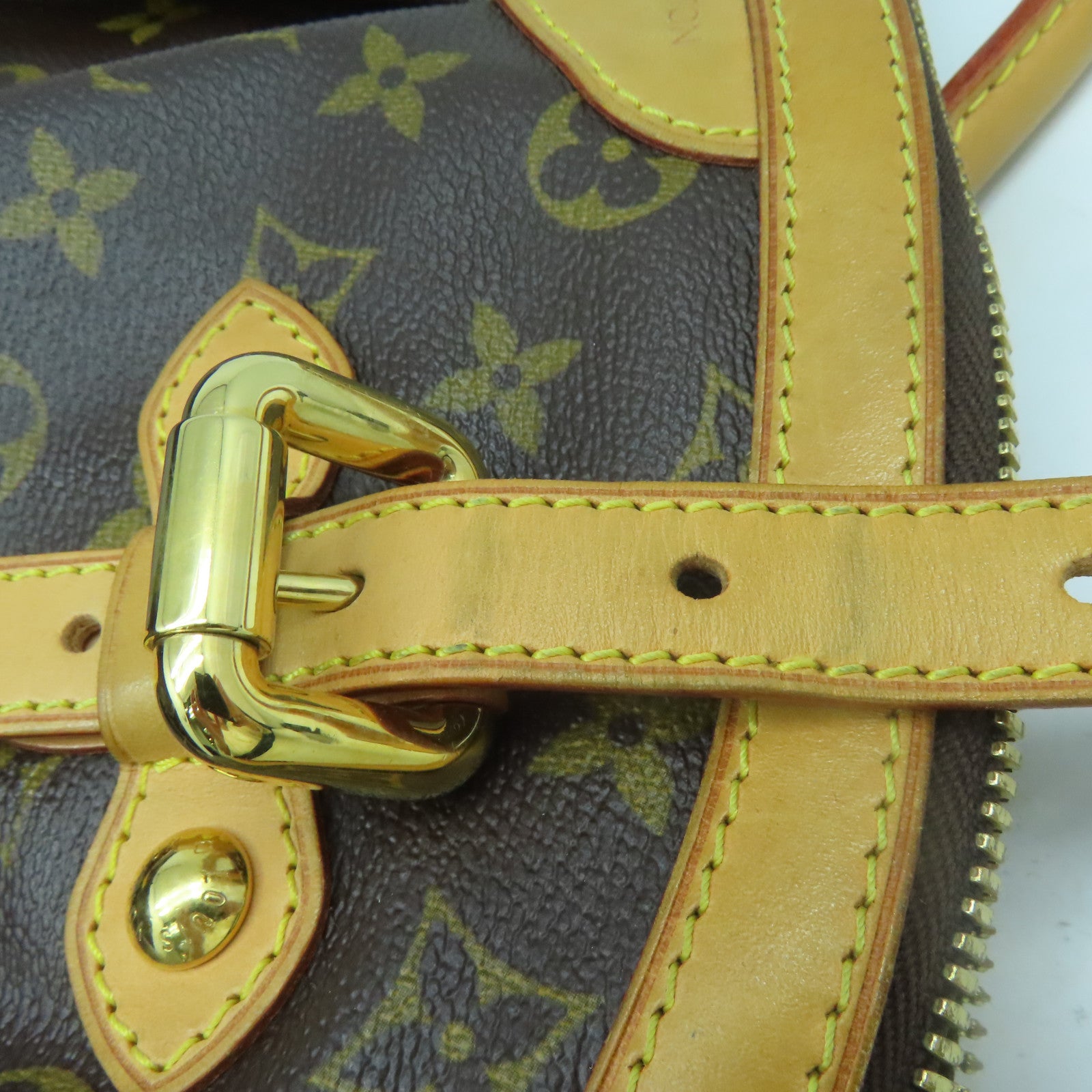 LOUIS VUITTON 【激減優惠】Monogram Tivoli GM金扣手挽袋啡色