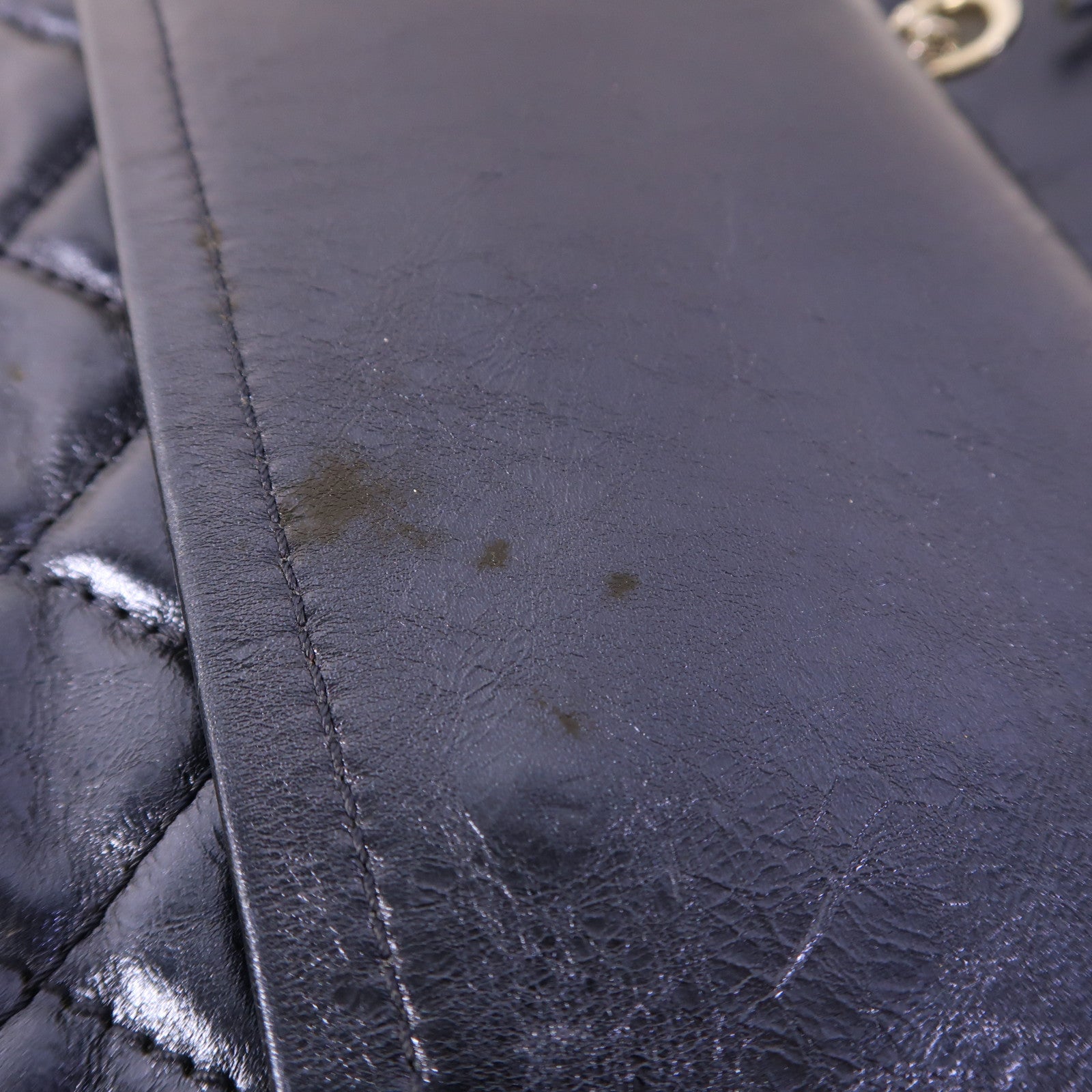 CHANEL 牛皮皮革2.55銀扣鏈帶肩背袋