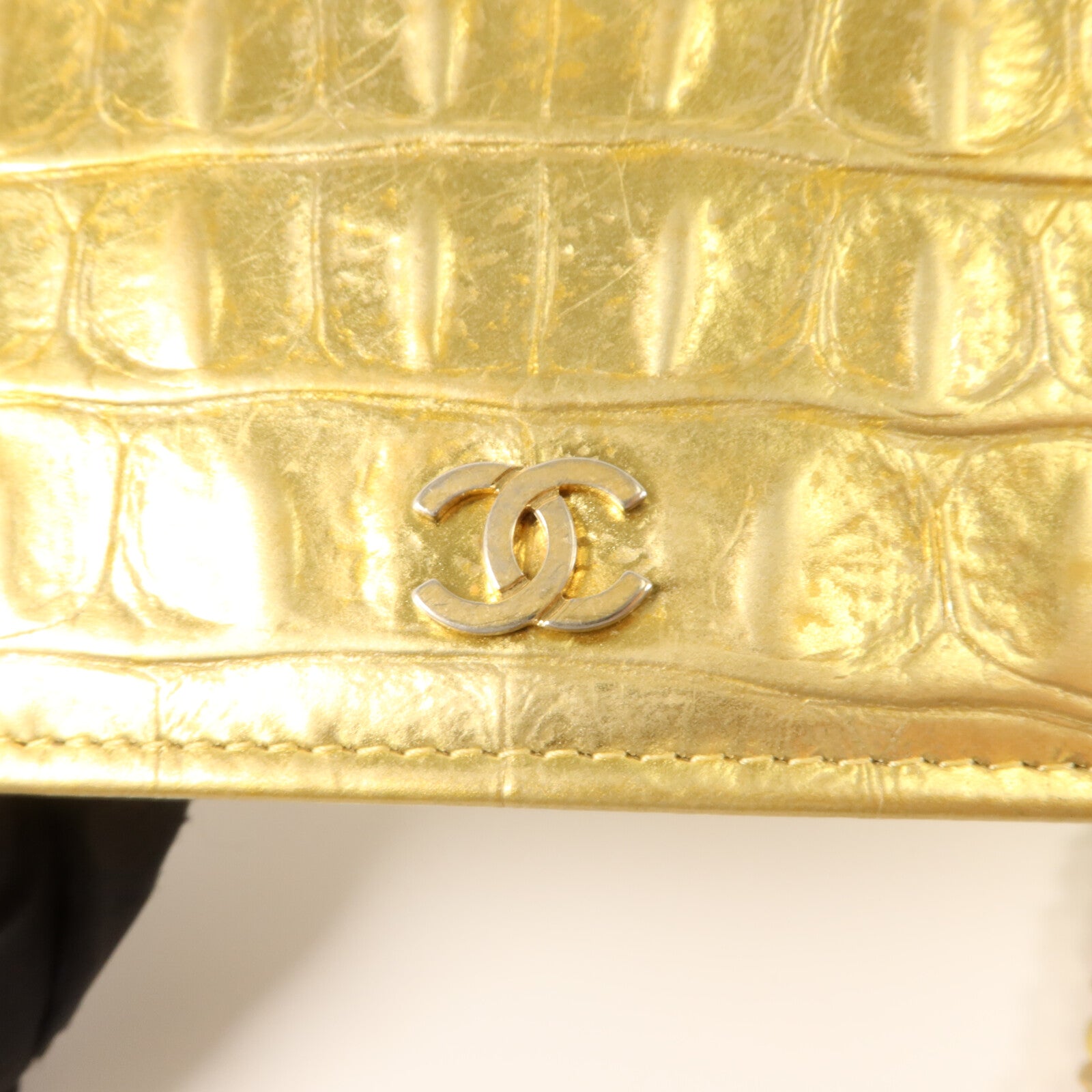 CHANEL 牛皮皮革Wallet On Chain鏈帶肩背袋