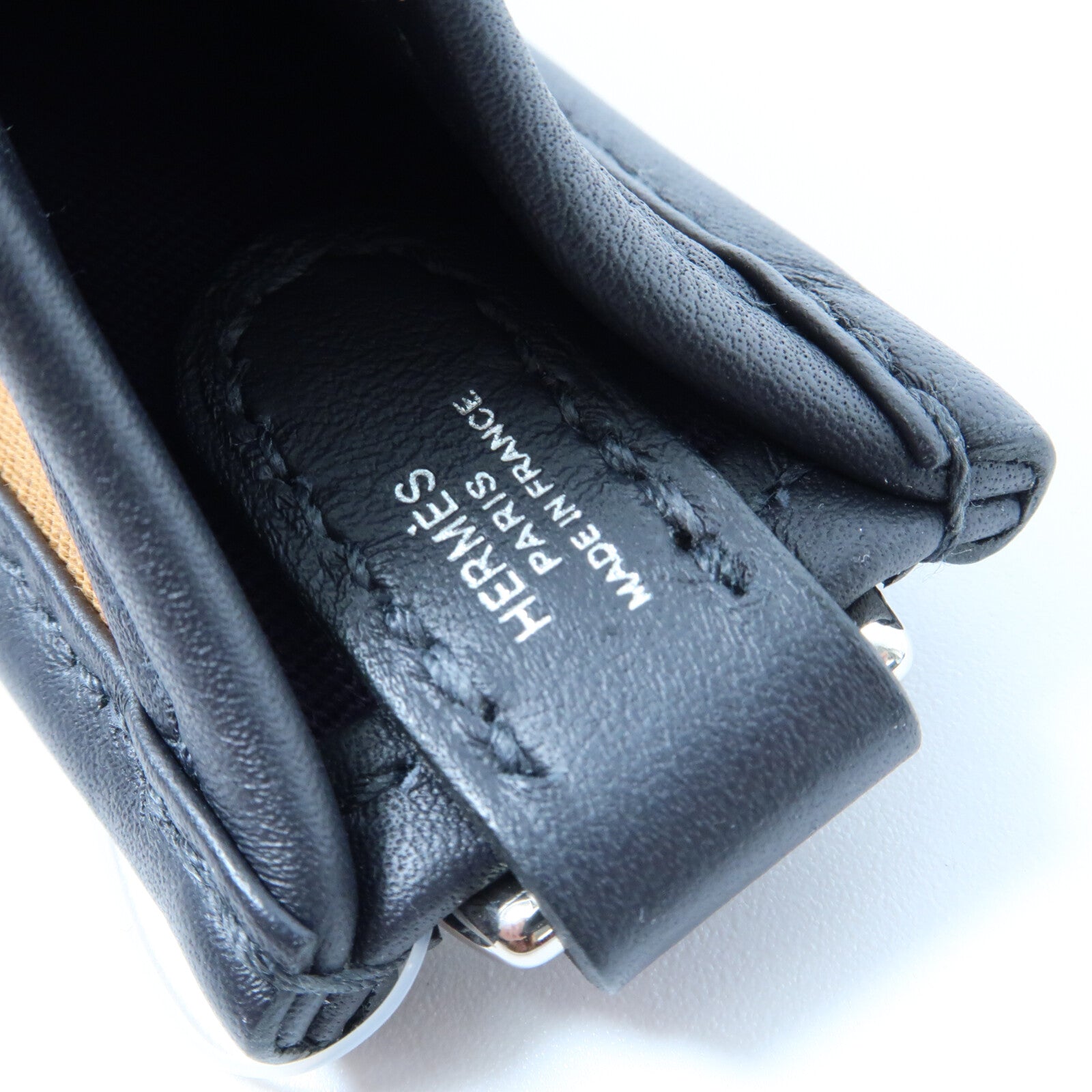 HERMES Swift皮革/Toile Officier Evelyne TPM銀扣肩背袋Dune/Caban/Cassis