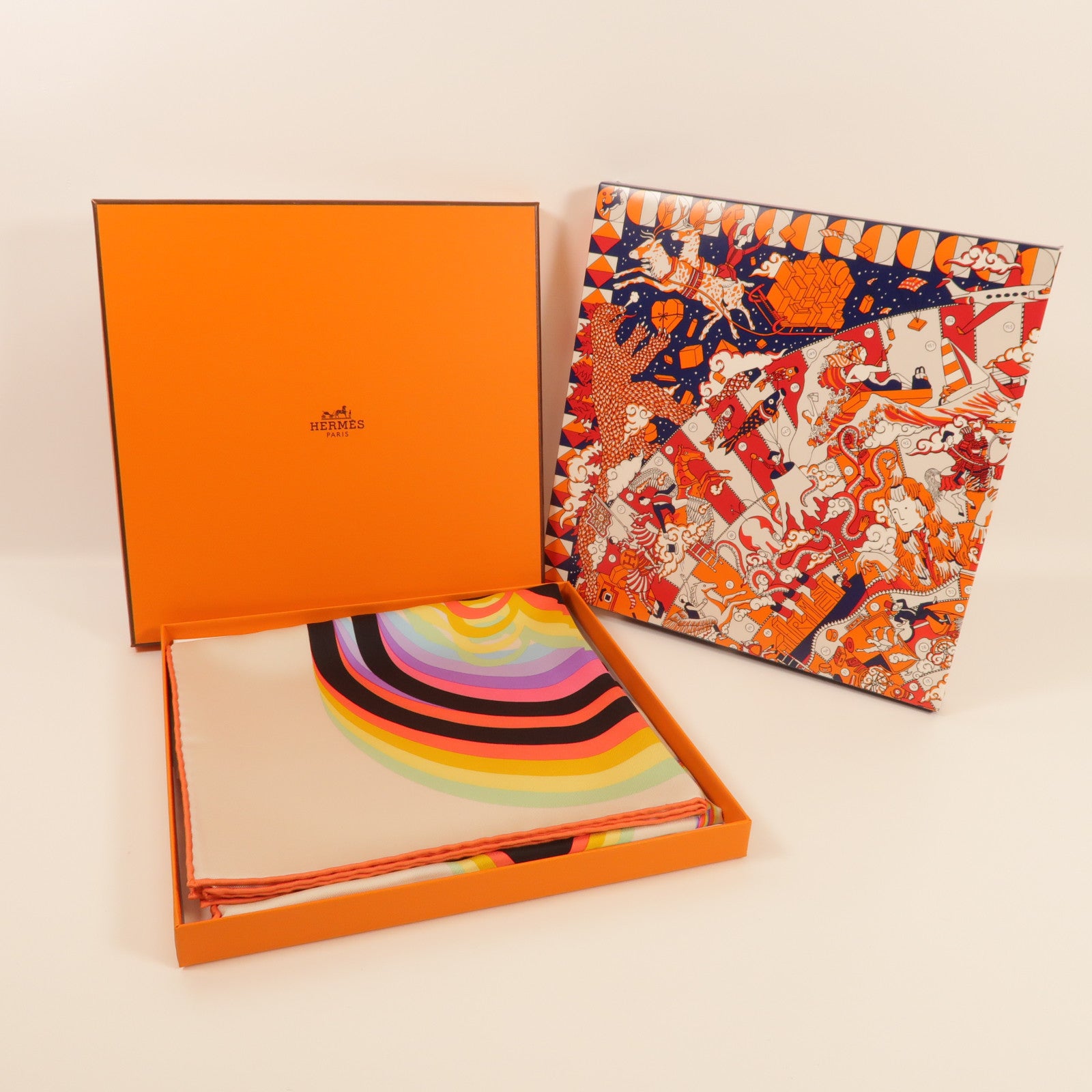 HERMES 絲質Scarf 90x90cm絲巾