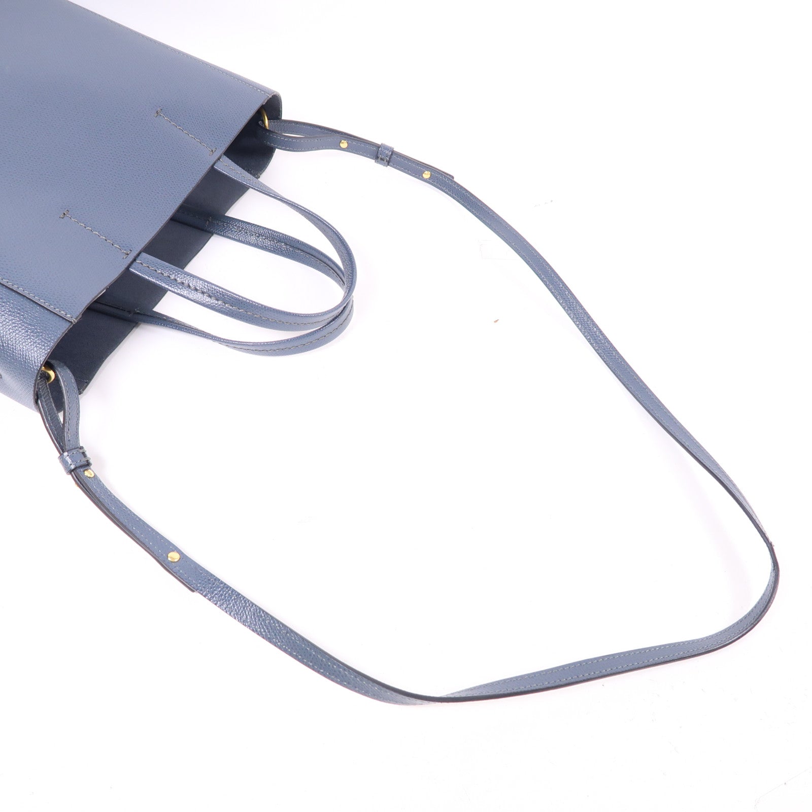 CELINE 牛皮皮革Cabas Vertical金扣手挽肩背兩用袋