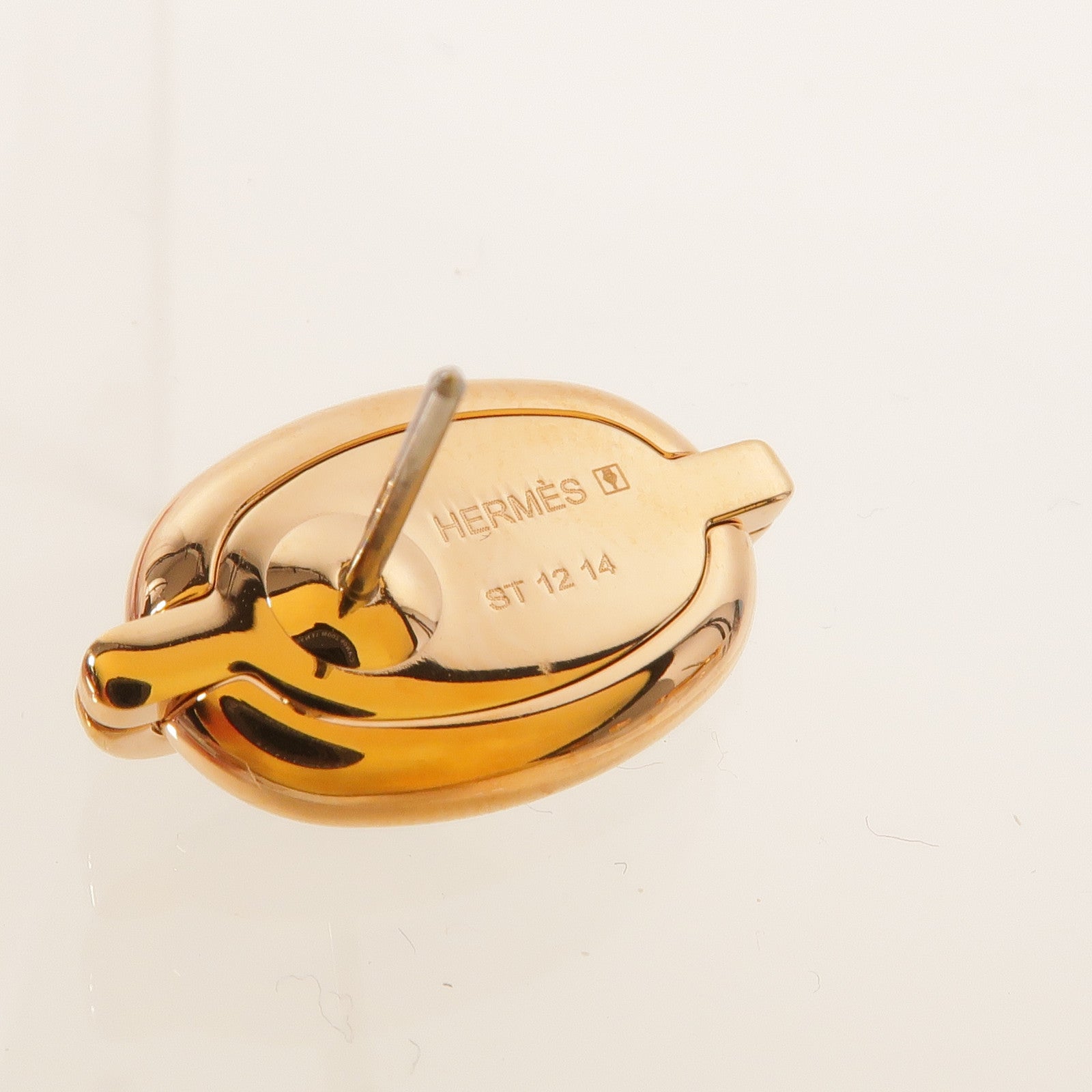 HERMES 金屬Mini Maillon Earrings耳環
