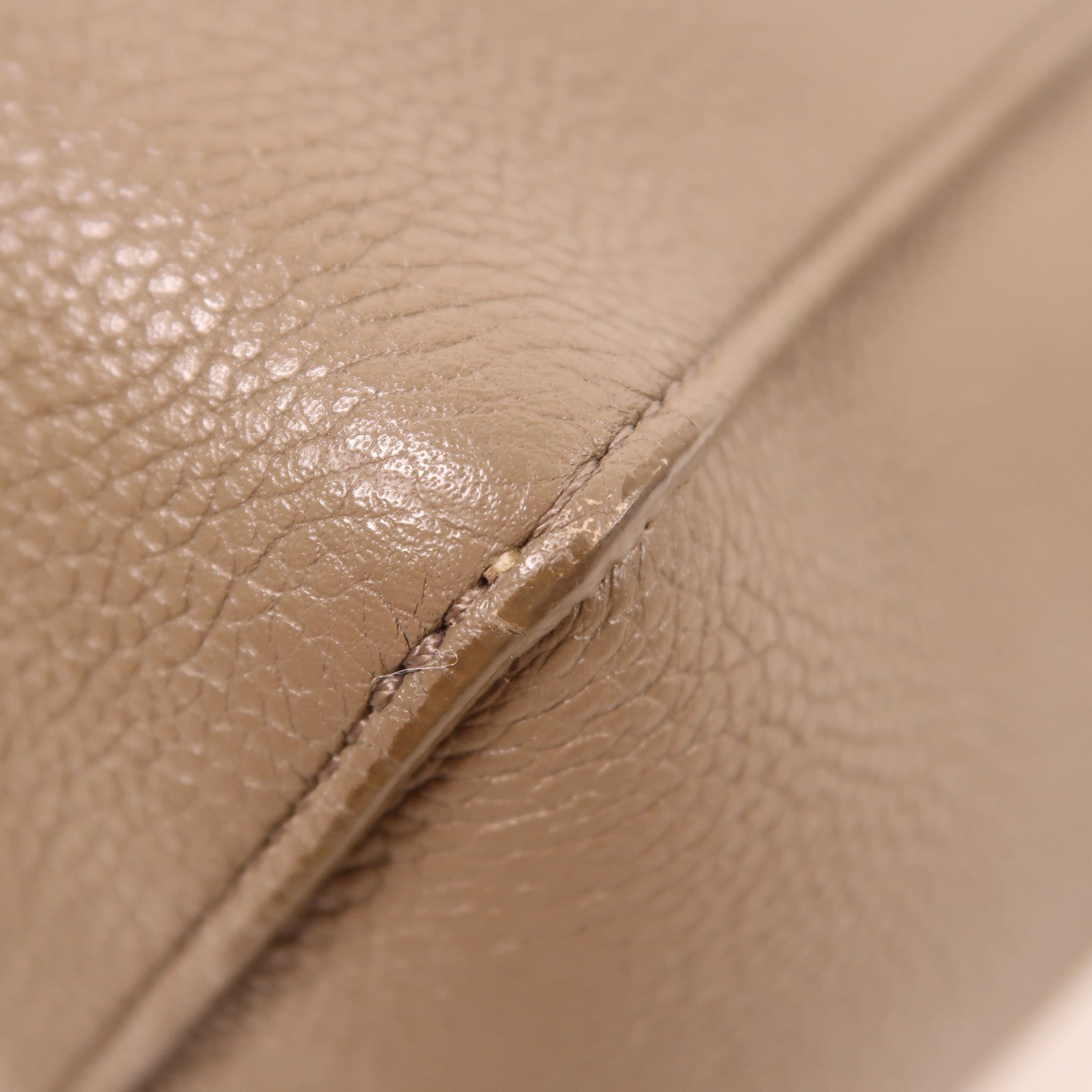 CELINE 牛皮皮革Sangle Bucket Bag金扣肩背袋