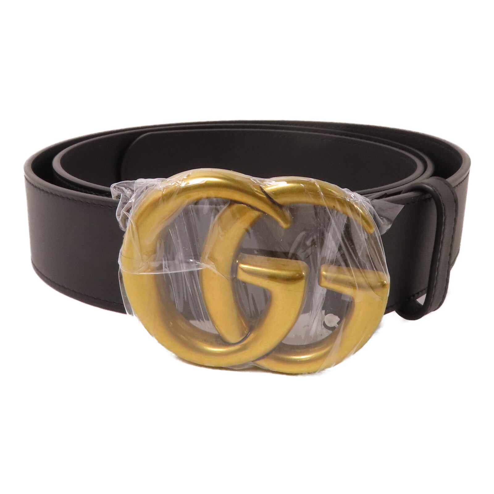 GUCCI 牛皮皮革Belt金扣皮帶