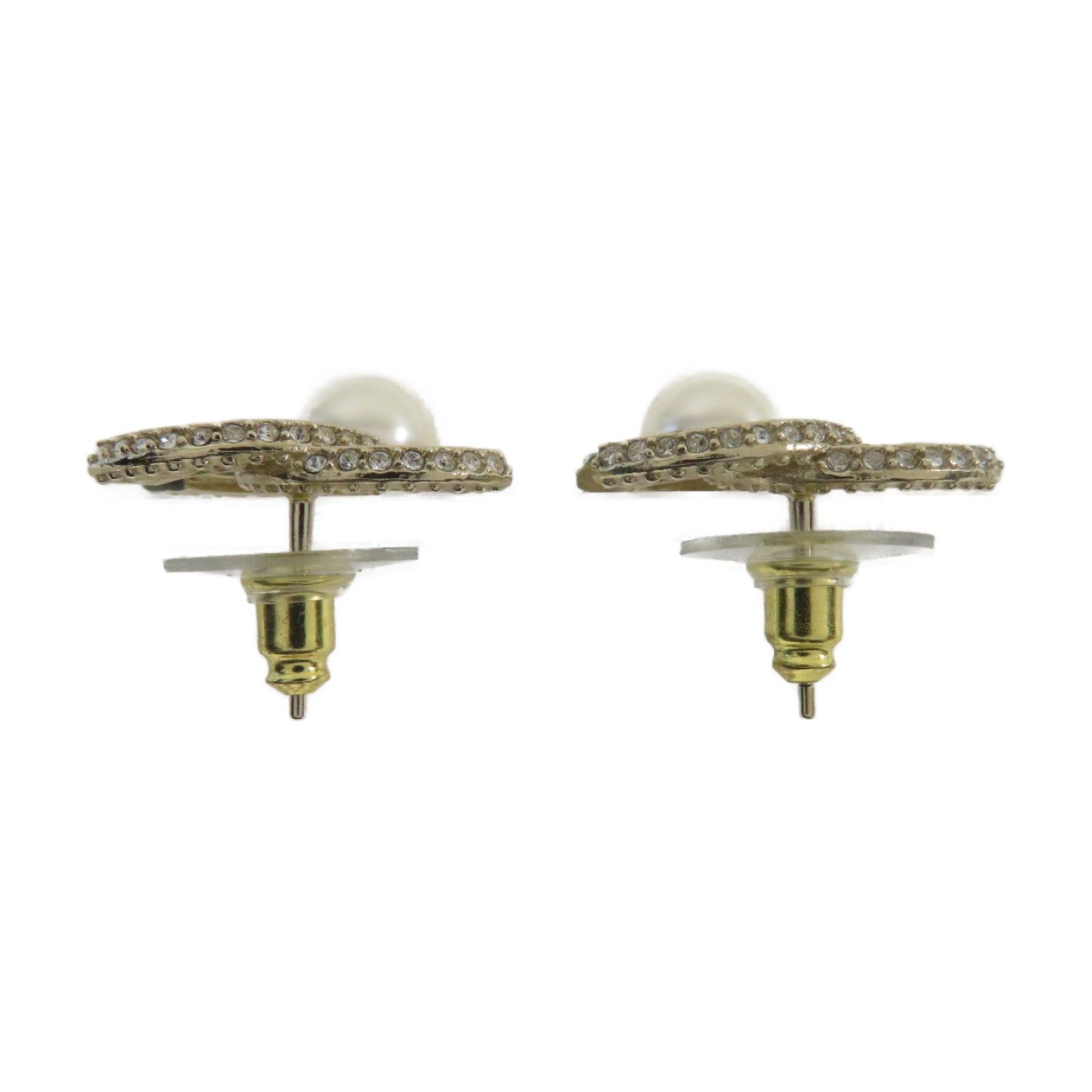 CHANEL 【激減優惠】PVC/金屬Earrings耳環金色