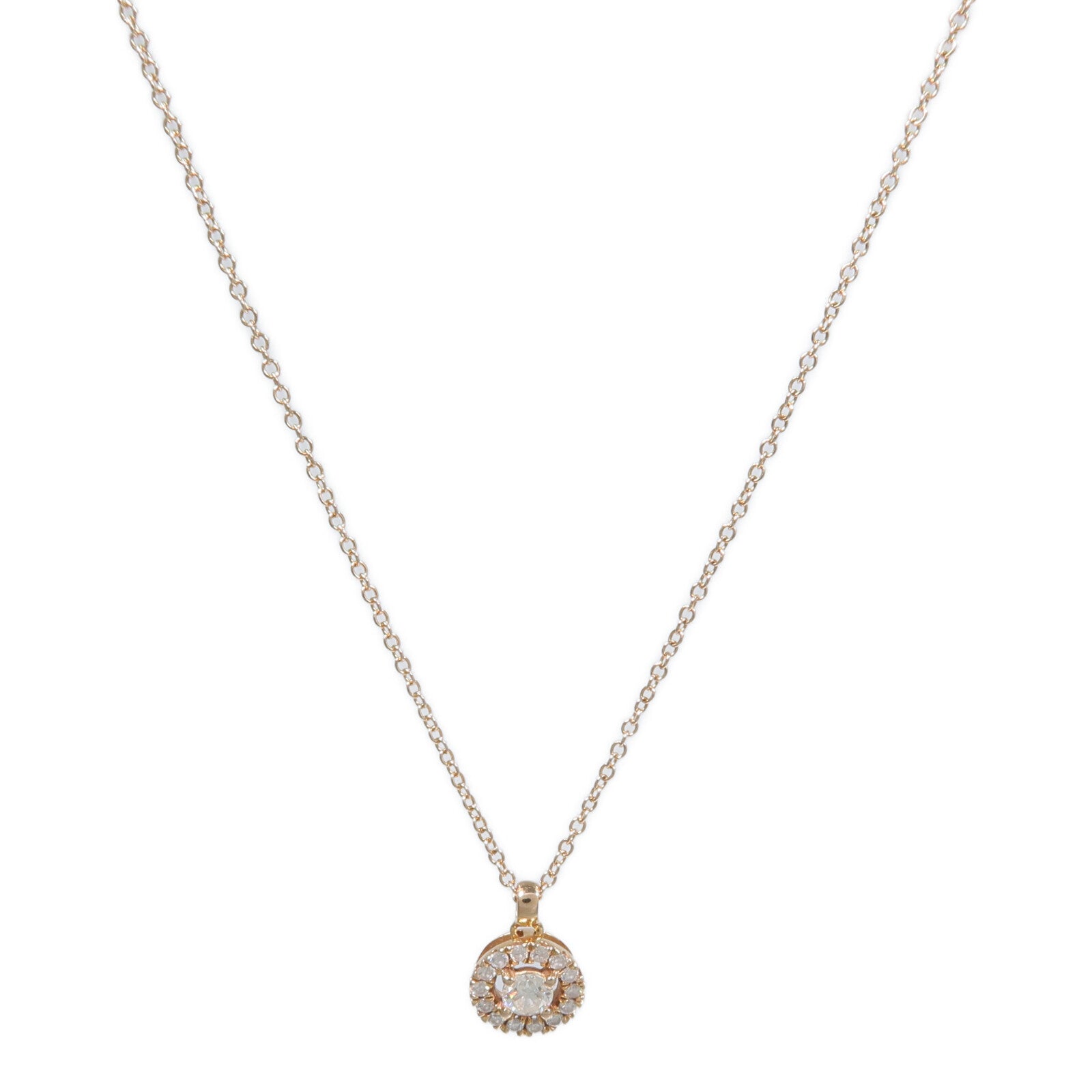 JEWELRY 18K玫瑰金Diamond Necklace鑽石項鍊