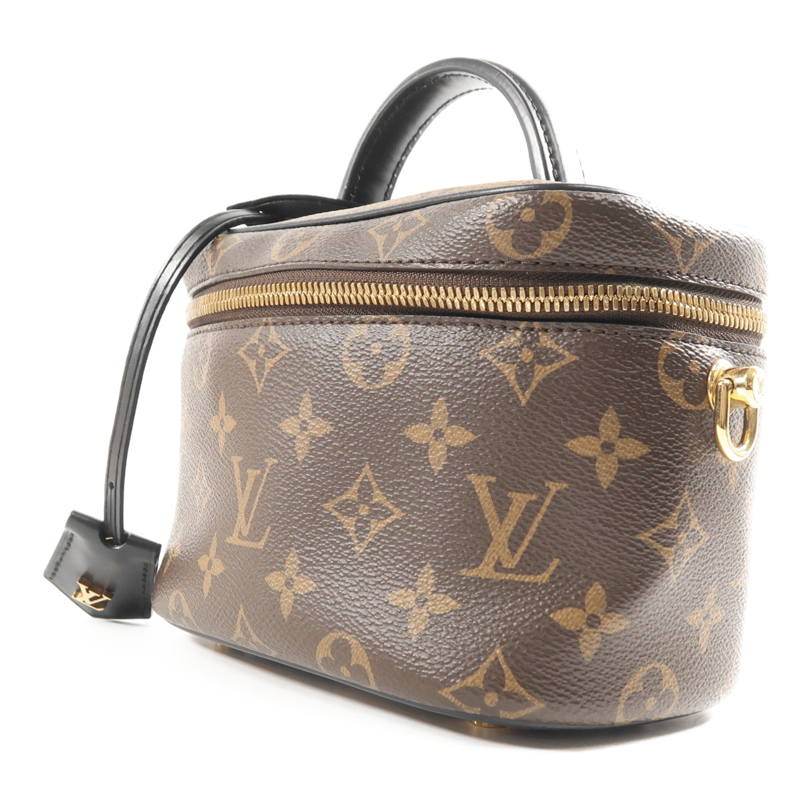 LOUIS VUITTON Monogram Reverse Vanity PM金扣手挽肩背兩用袋