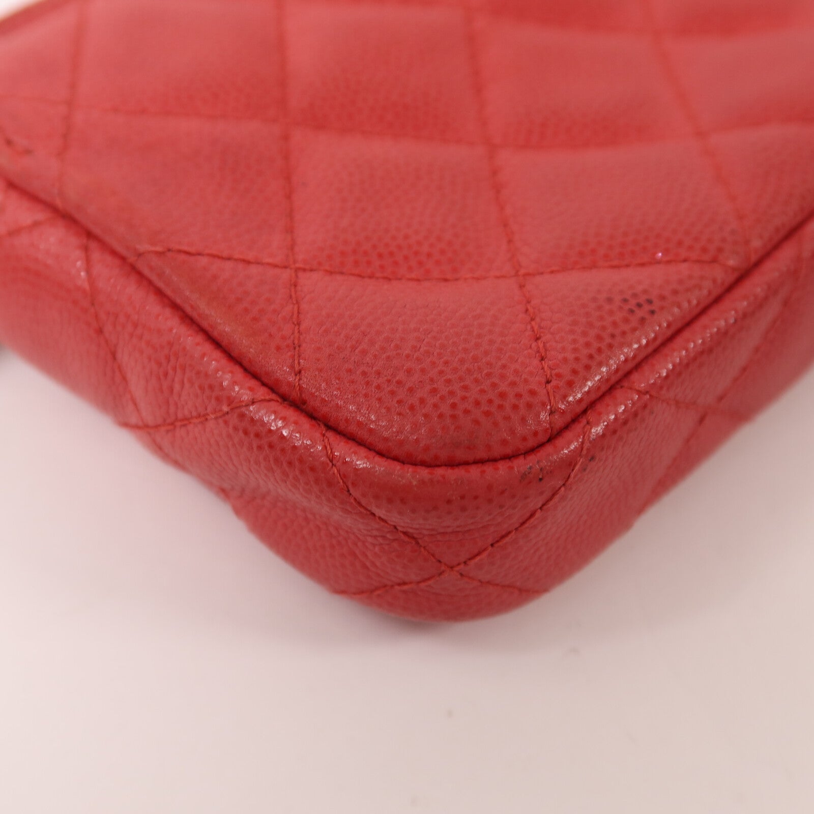 CHANEL 牛皮皮革Chain Shoulder鏈帶肩背袋