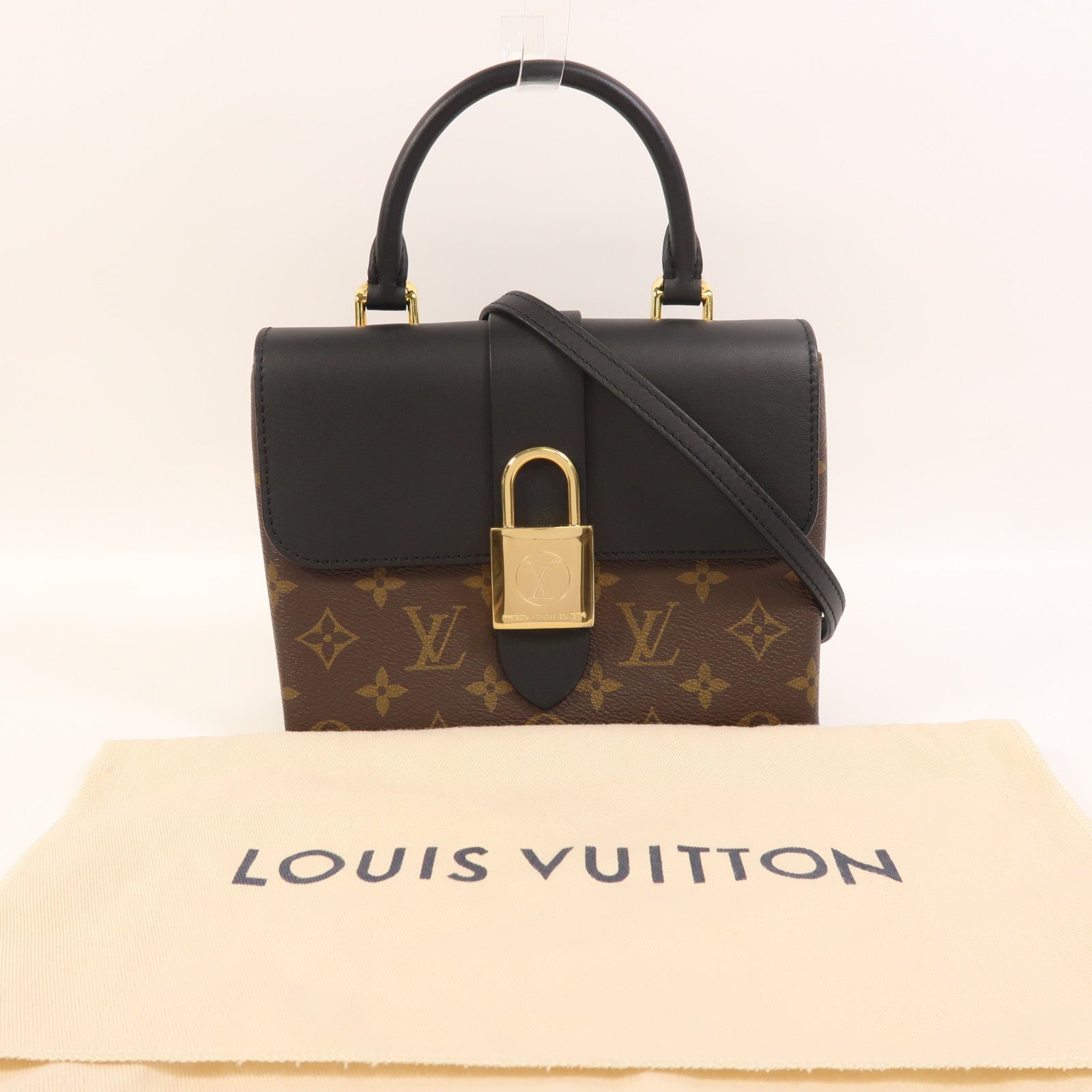 LOUIS VUITTON 【激減優惠】Monogram Locky BB金扣手挽肩背兩用袋