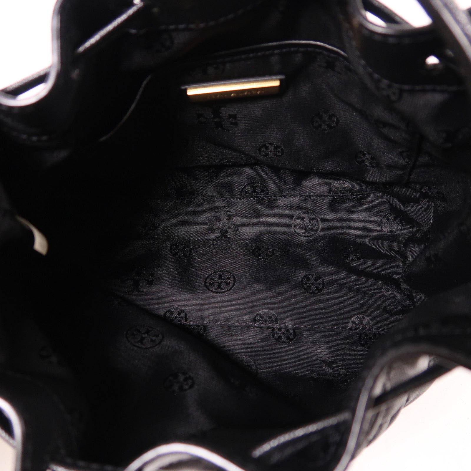 Tory Burch 皮革Willa Small Drawstring Bag金扣鏈帶手挽肩背兩用袋