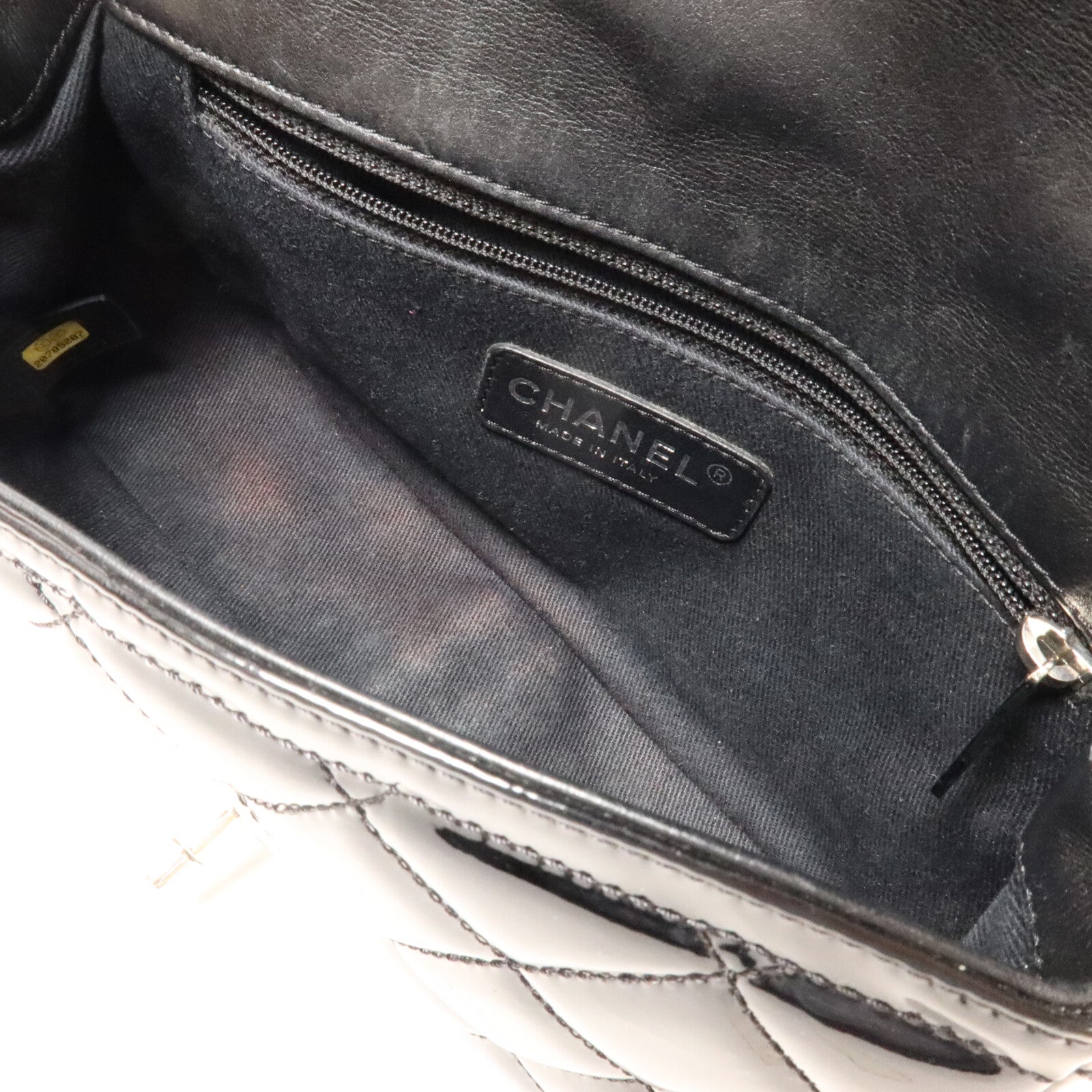 CHANEL 漆皮皮革Chain Shouder Bag鏈帶肩背袋