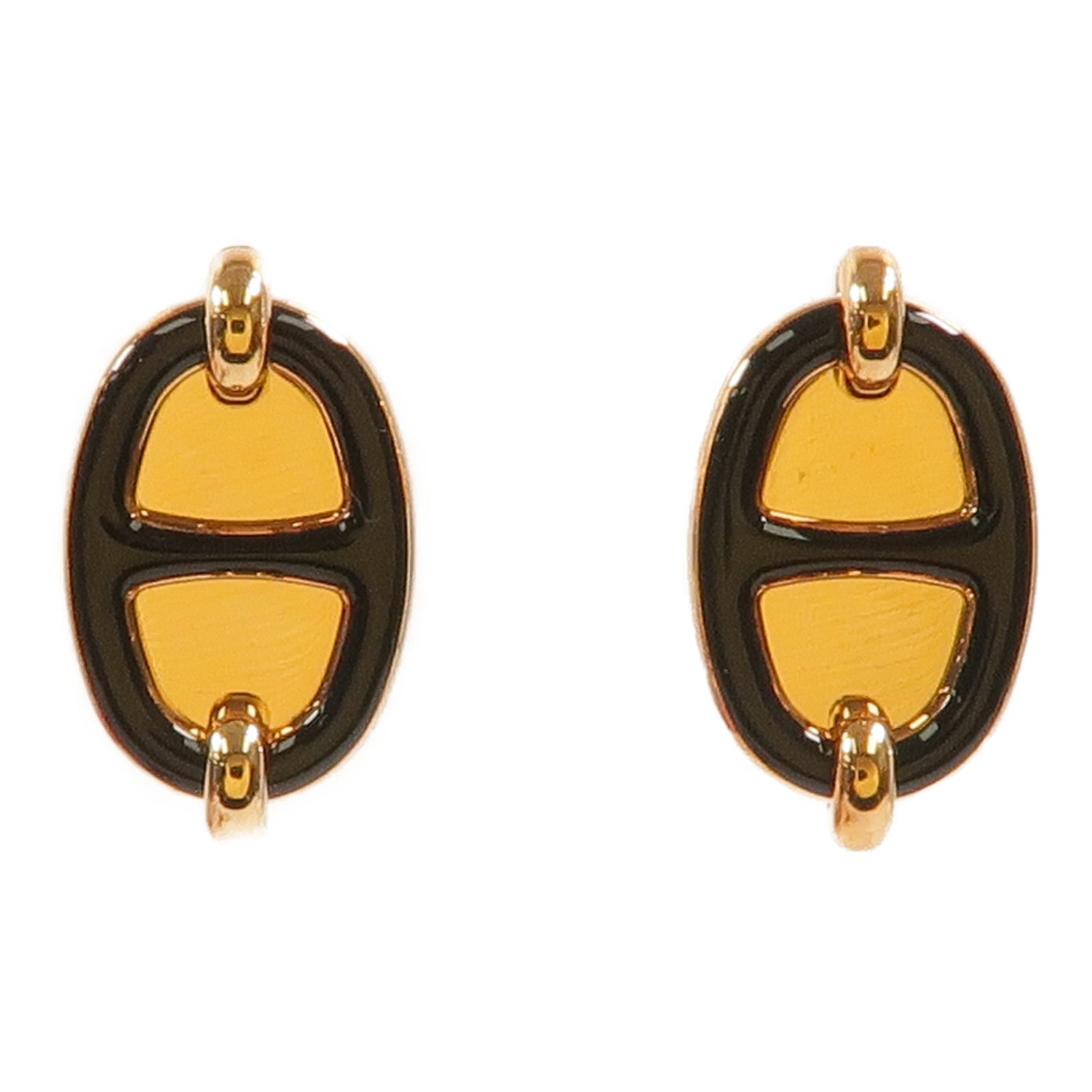 HERMES 金屬Mini Maillon Earrings耳環