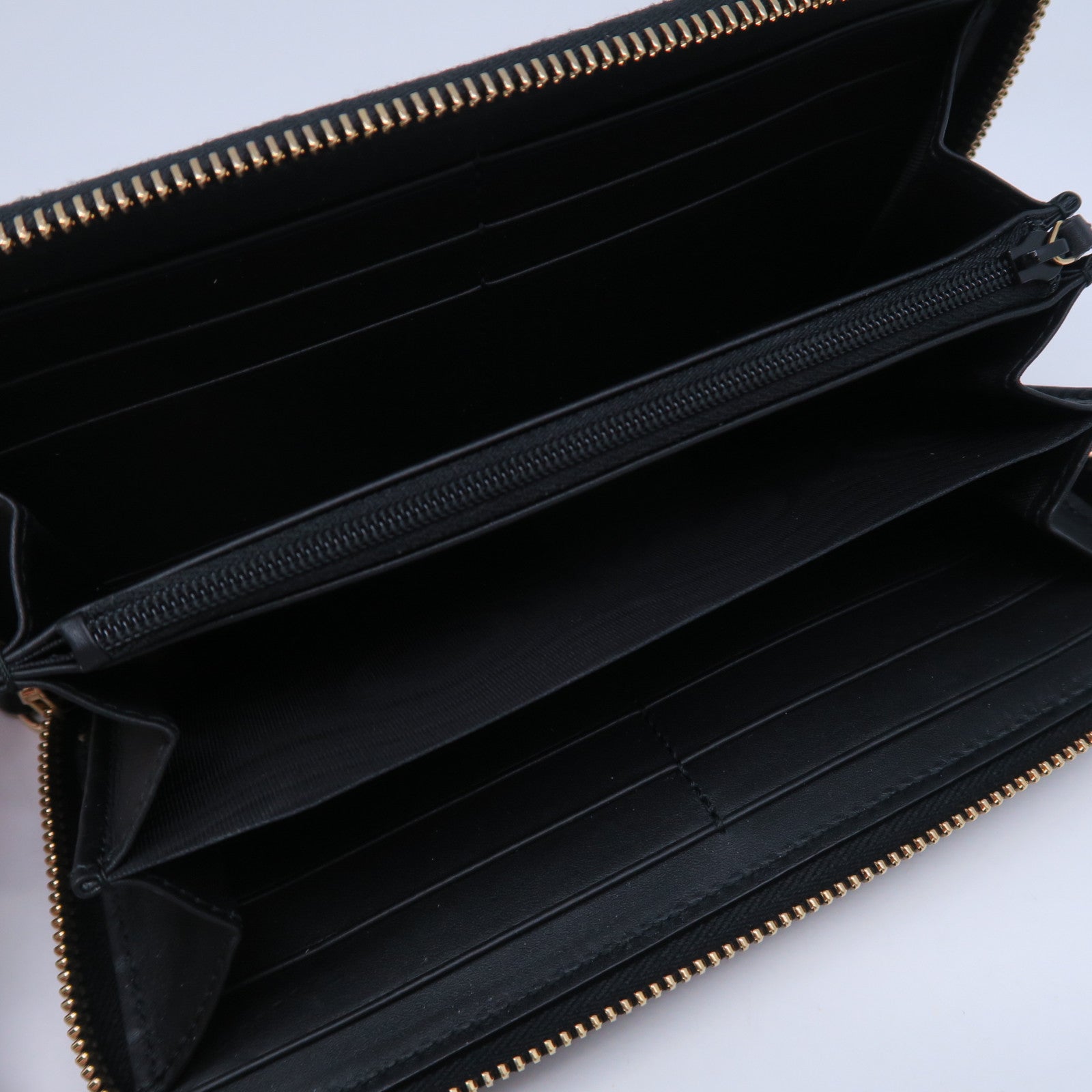 GUCCI 【清倉大減價】塗層帆布 Zipper Long Wallet金扣拉鍊長錢包啡色