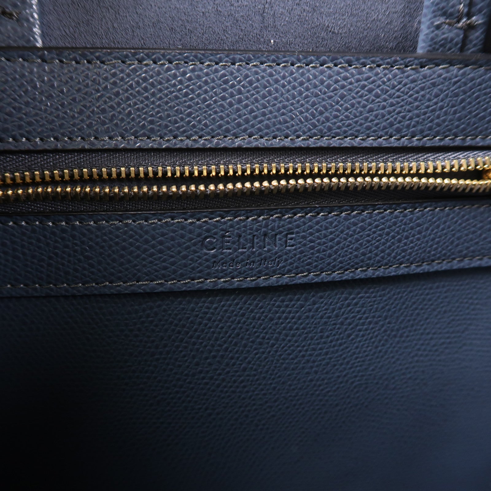 CELINE 牛皮皮革Cabas Vertical金扣手挽肩背兩用袋