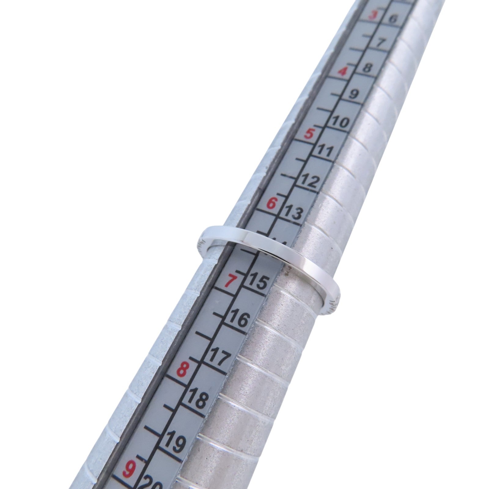 HERMES 18K白金Finessee Diamond Ring鑽石戒指#54/US#6.5