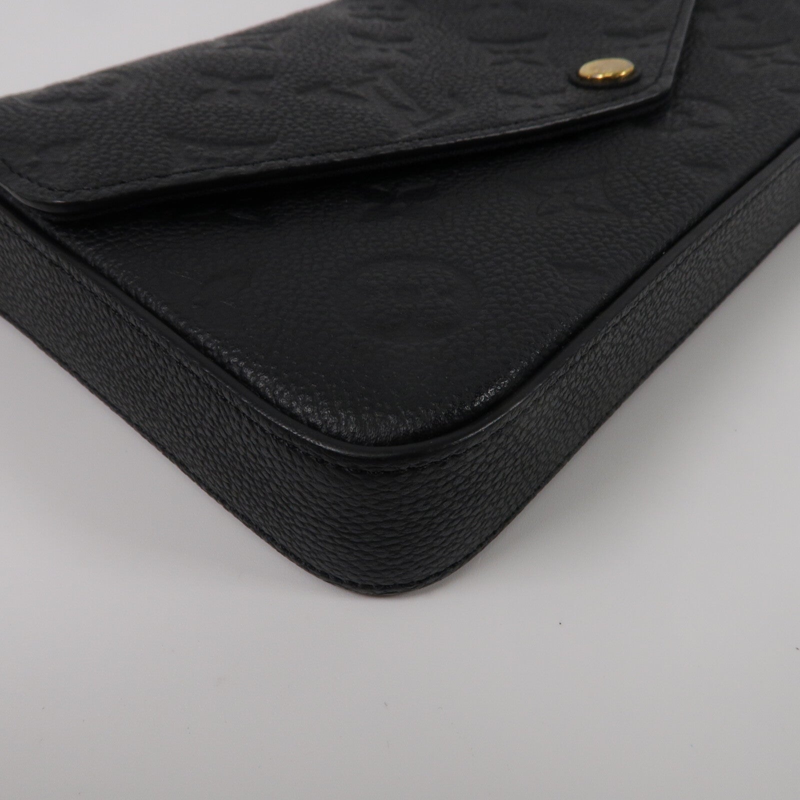 LOUIS VUITTON Monogram Empreinte Felicie Pochette鏈帶肩背袋