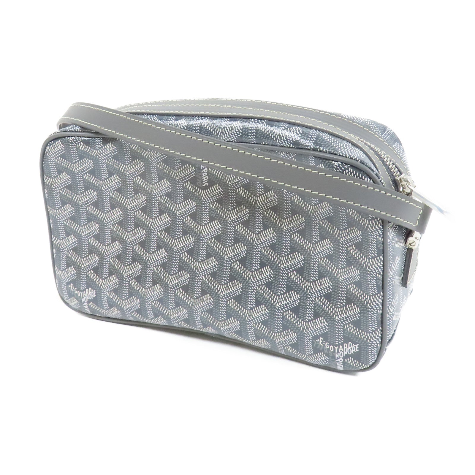 GOYARD 塗層帆布Sac Cap Vert銀扣肩背袋