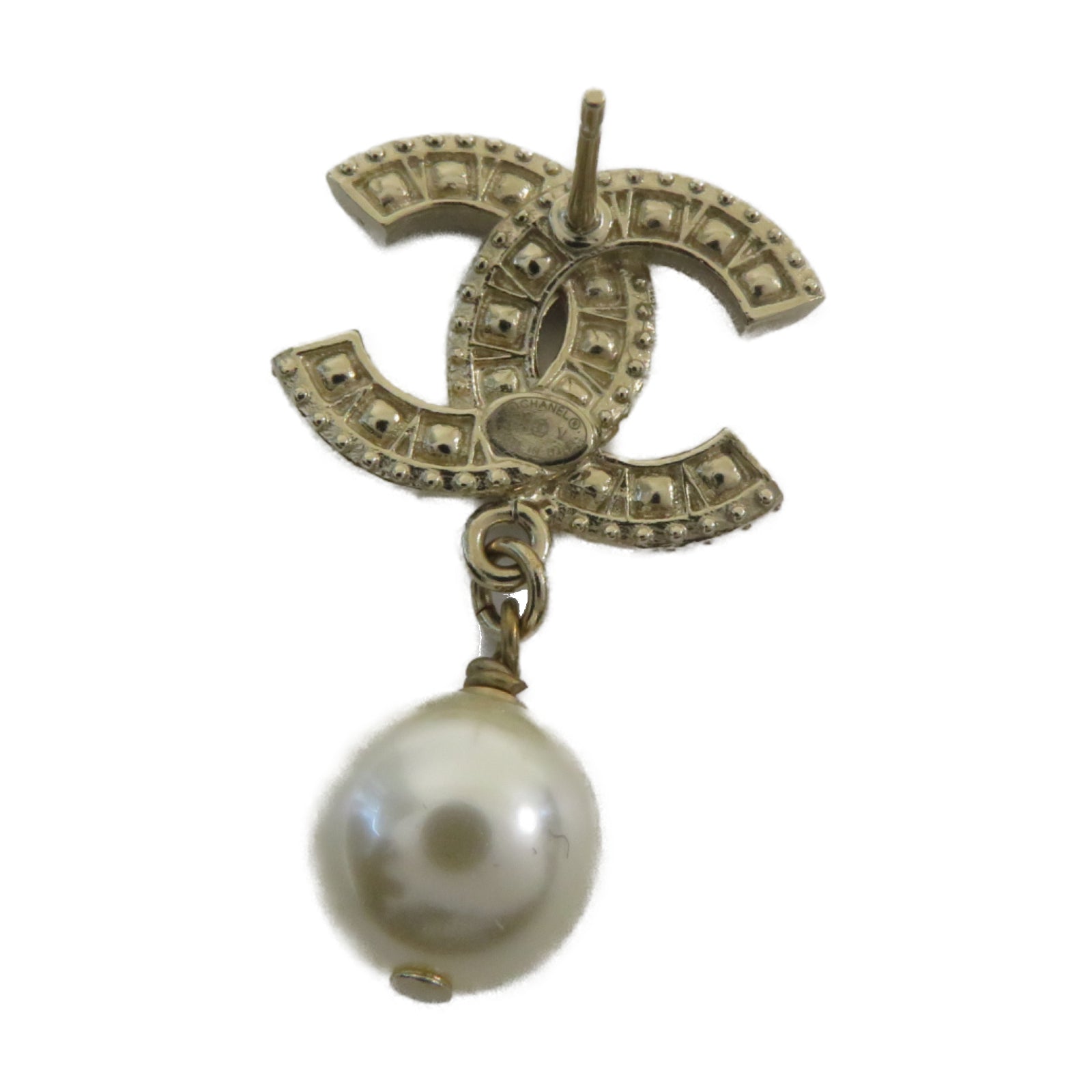 CHANEL 【激減優惠】PVC/金屬Earrings耳環金色