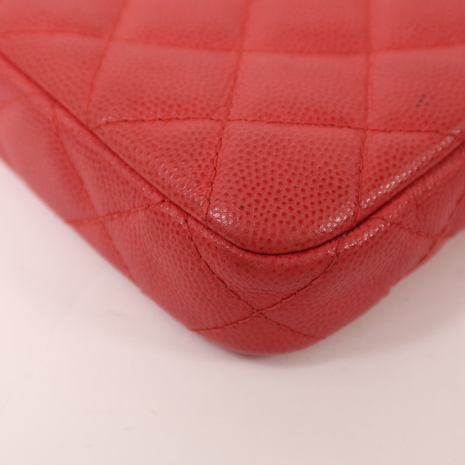 CHANEL 牛皮皮革Chain Shoulder鏈帶肩背袋