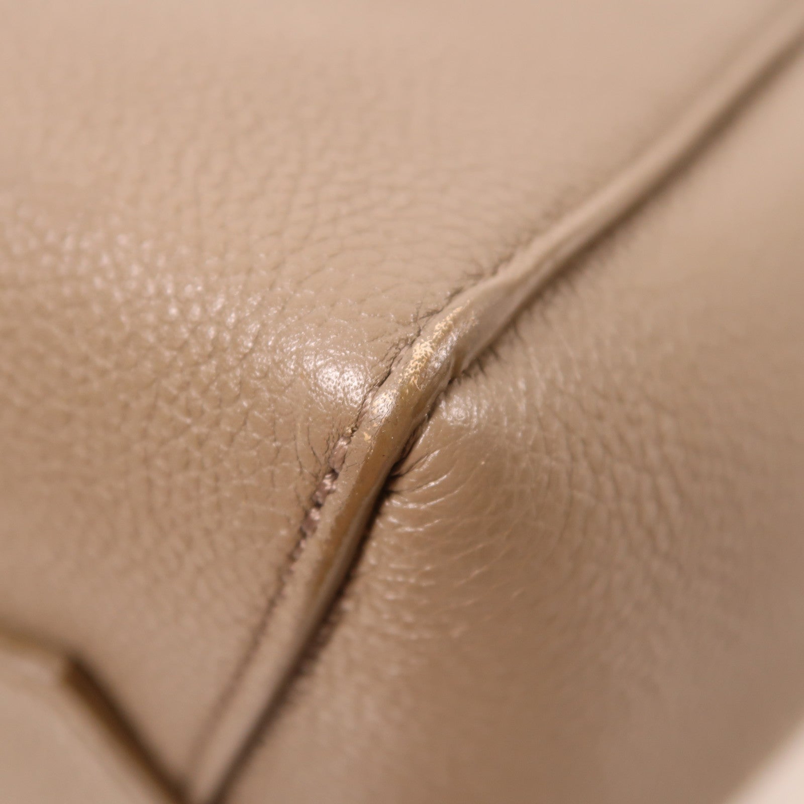 CELINE 牛皮皮革Sangle Bucket Bag金扣肩背袋