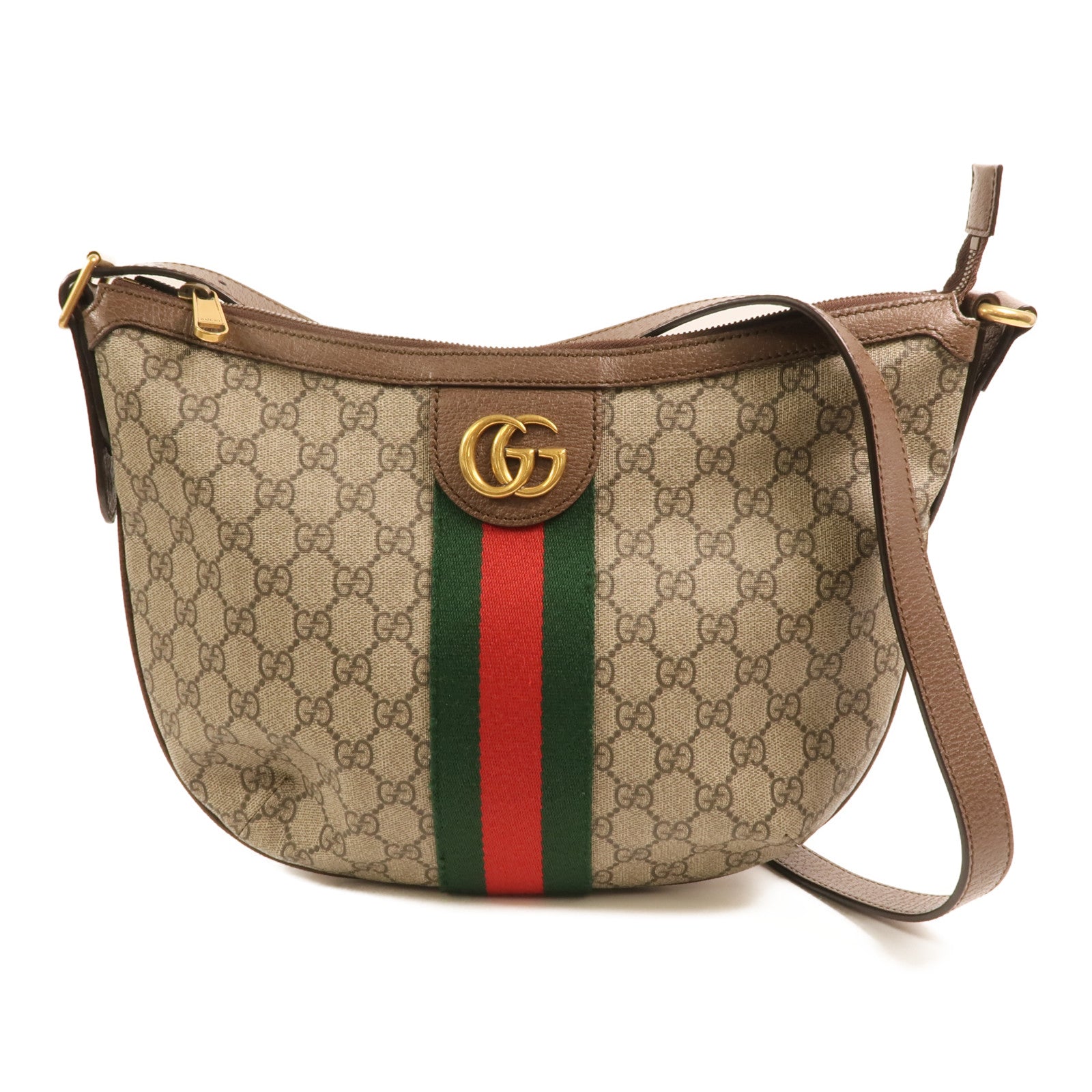 GUCCI 塗層帆布Ophidia GG Small金扣肩背袋