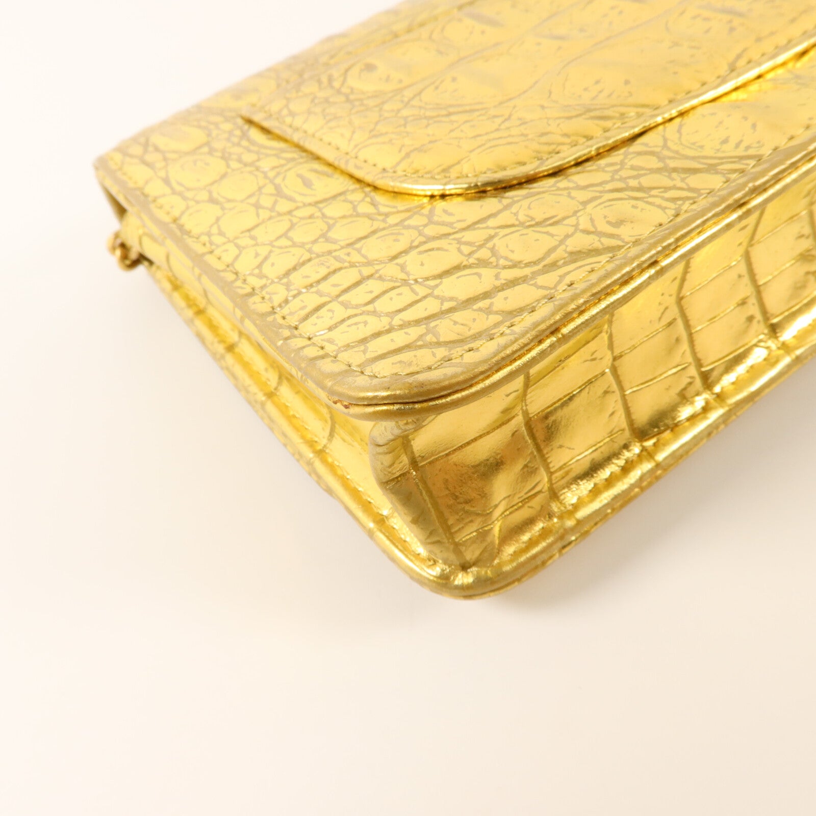 CHANEL 牛皮皮革Wallet On Chain鏈帶肩背袋