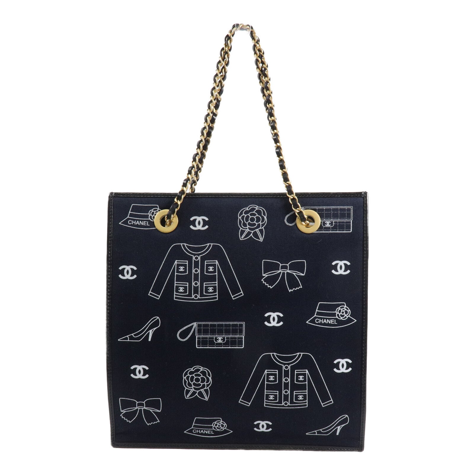CHANEL 帆布Handbag手挽袋