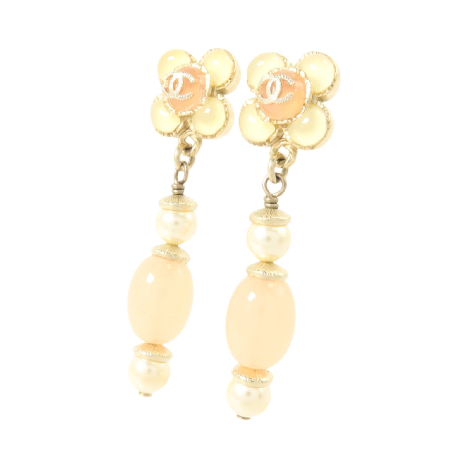 CHANEL 金屬/PVC Earrings耳環