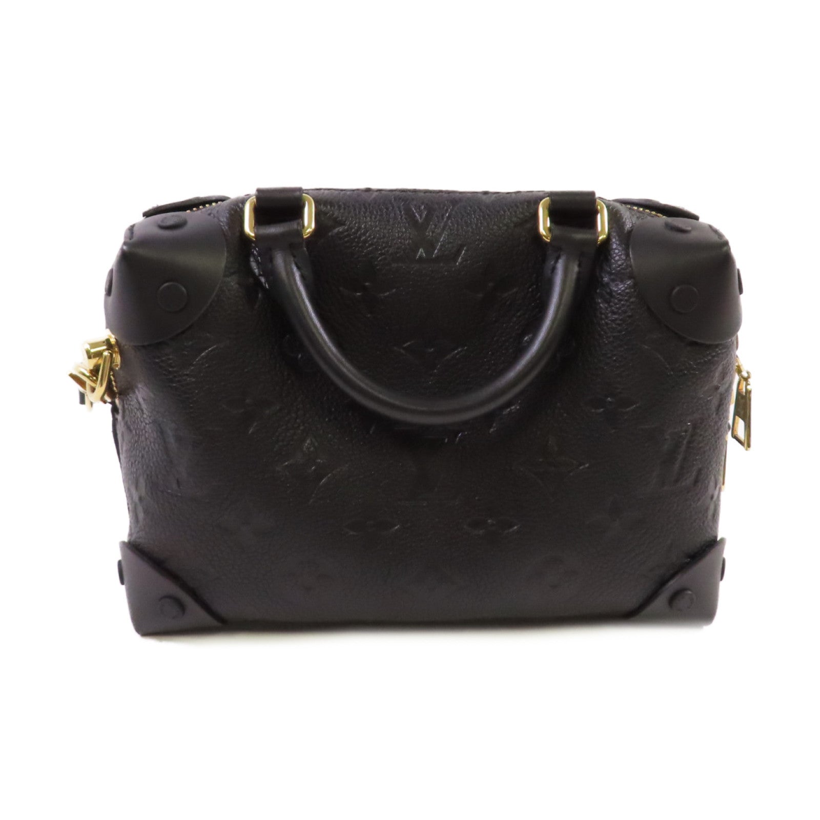 LOUIS VUITTON Monogram Empreinte Petite Malle Souple 2Way Shoulder Bag金扣手挽肩背兩用袋黑色